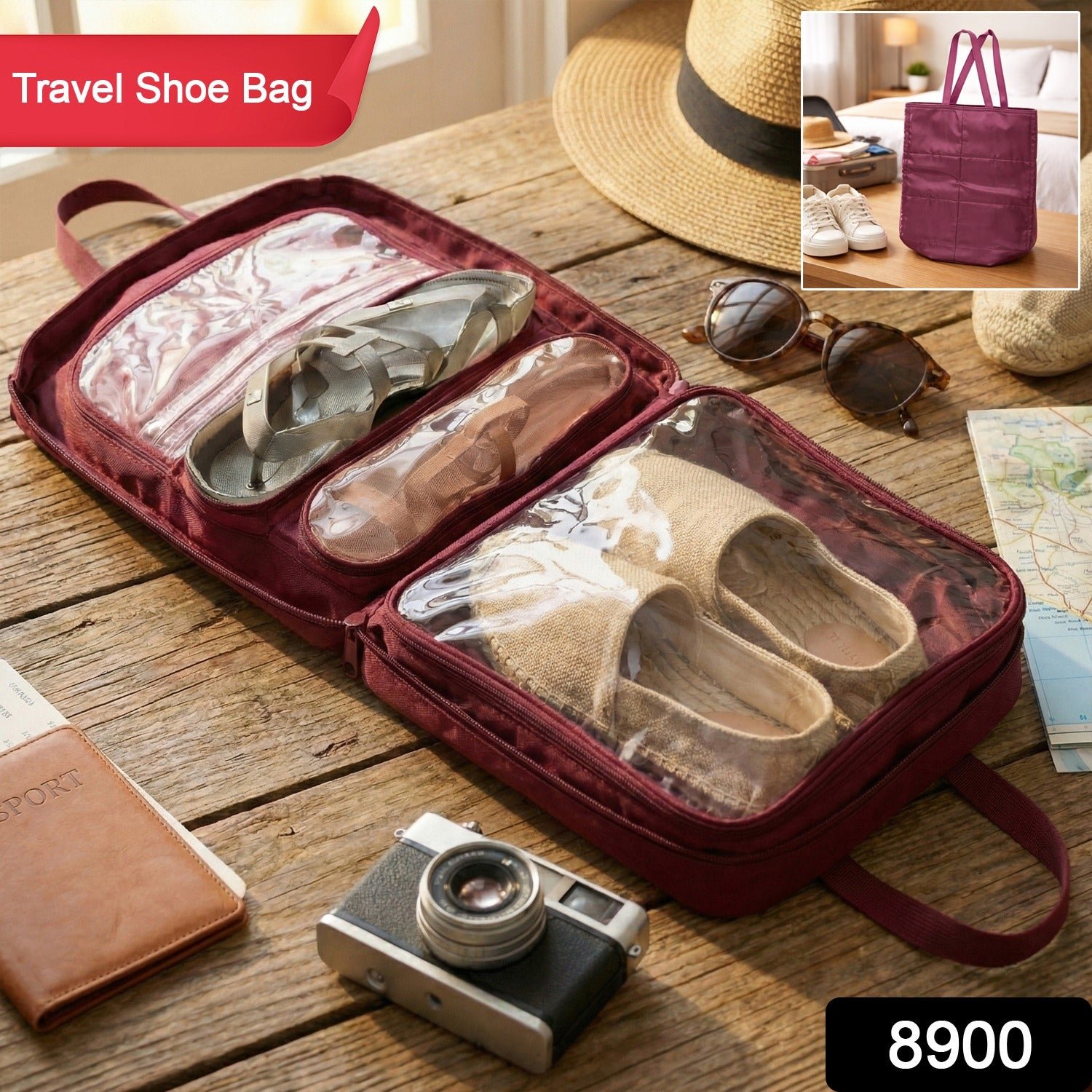 Travel Shoe Storage Bag – Spacious & Dust-Proof Organizer - Image 2