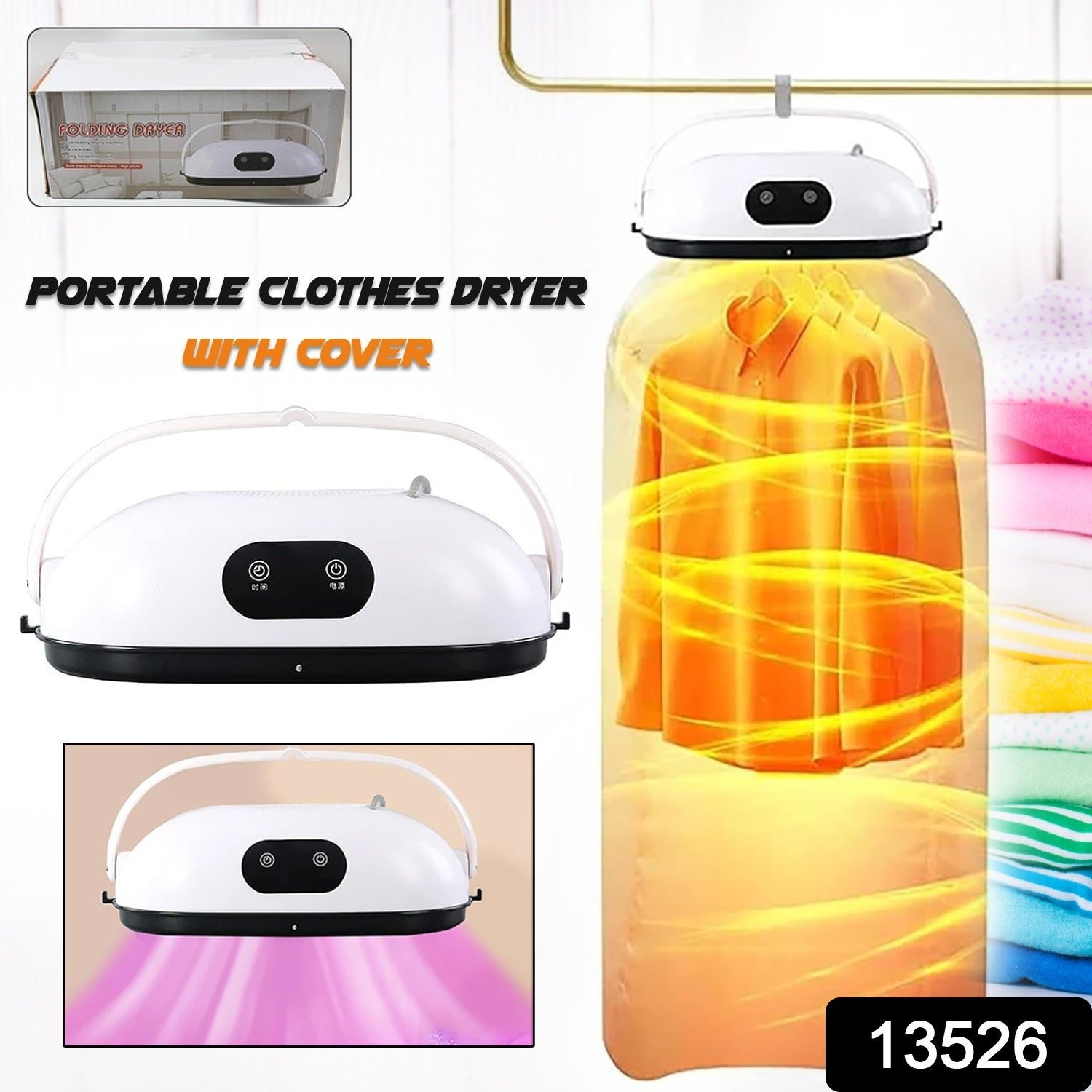 Portable Clothes Dryer - Quick Dry Folding Machine | Indo Glow - Image 2