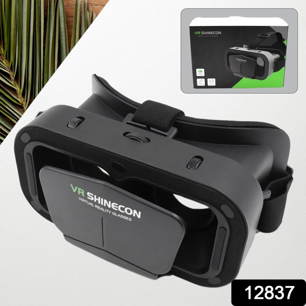 3D VR Box Headset – Adjustable Lenses for Comfortable VR Experience