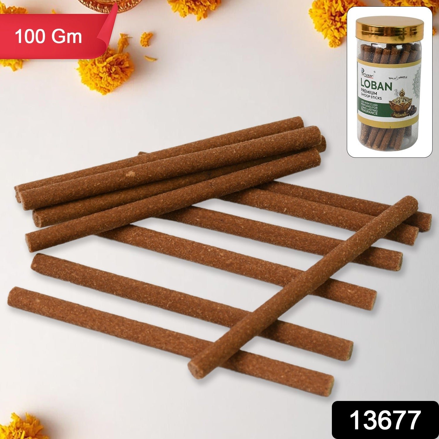 Loban Dhoop Sticks – 100g Traditional Incense for Puja | - Image 2