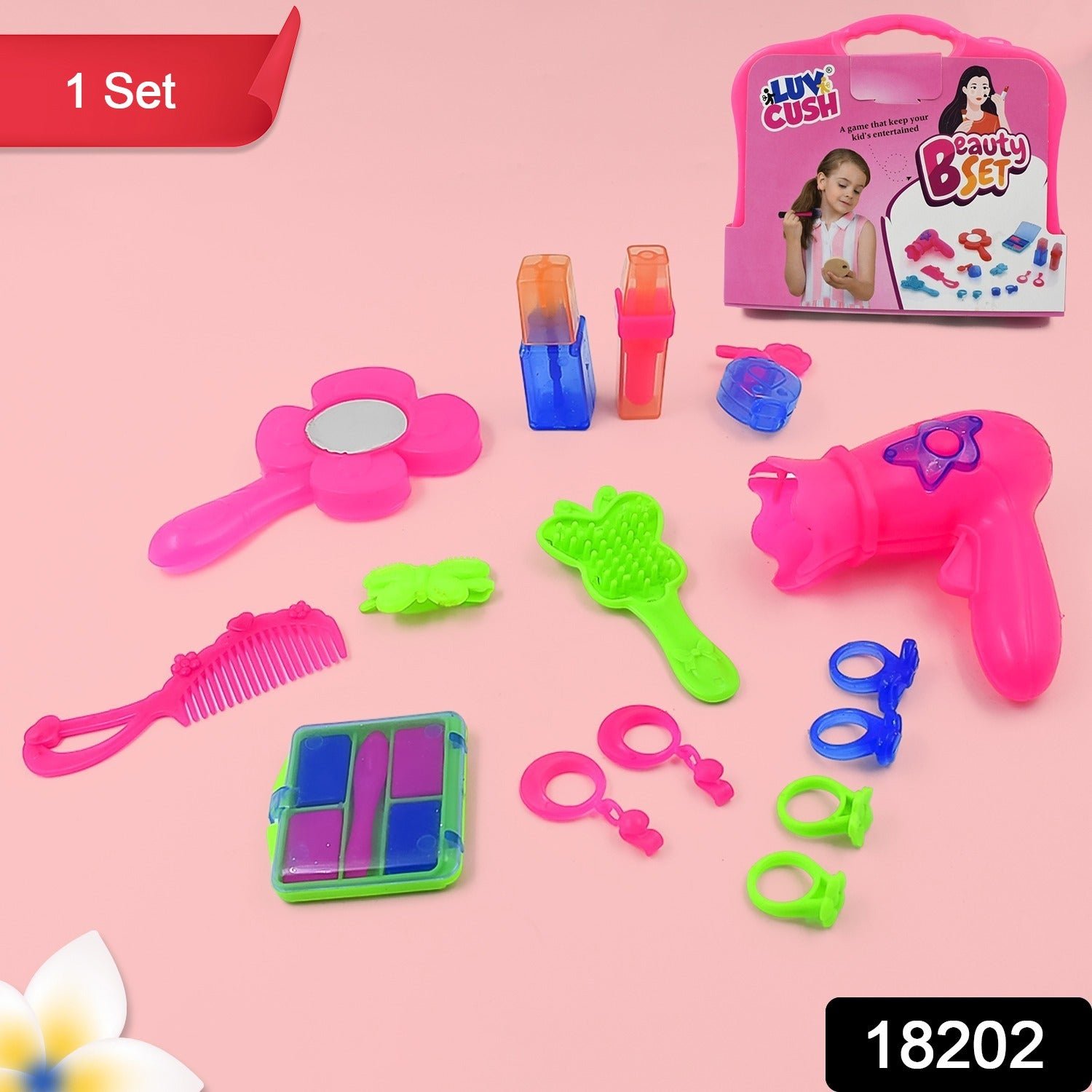 Kids Beauty Set – Portable Pretend Play Makeup Kit | Little Learners - Image 2