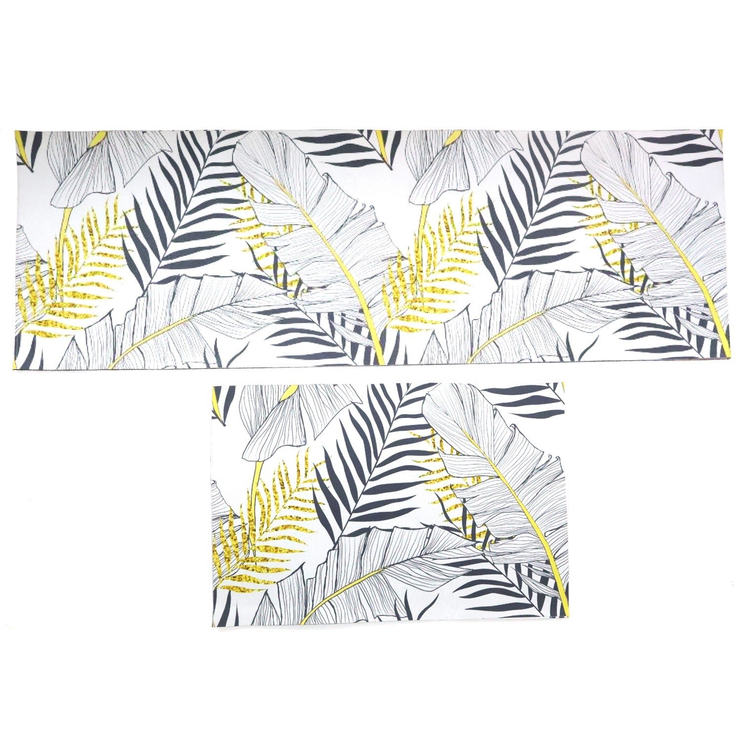 Reversible Dining Table Placemat – Elegant Leaf Design - Image 4