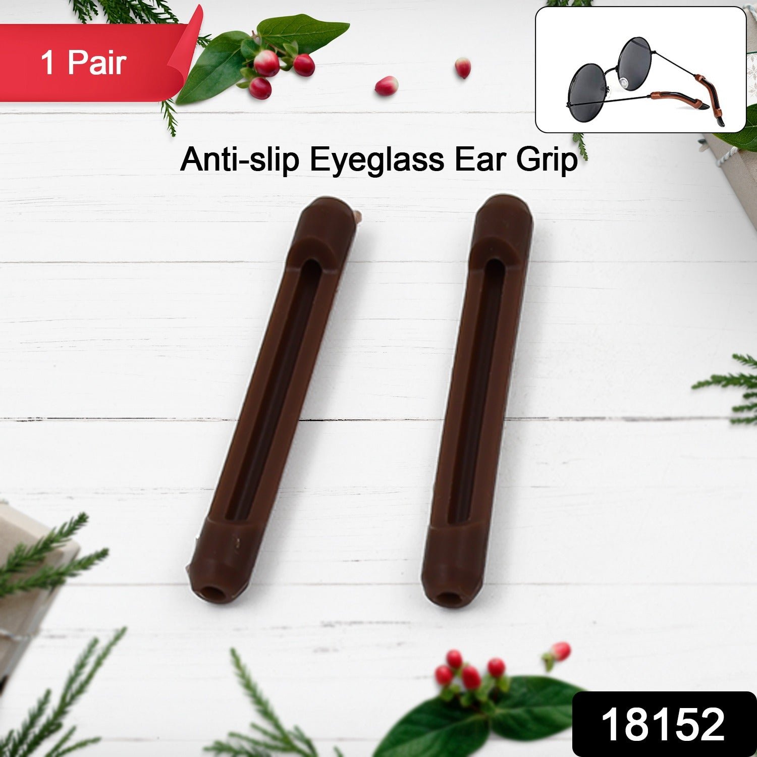 Anti-Slip Eyeglass Ear Grips – Comfortable Silicone Hooks | Velvet Wellness - Image 2