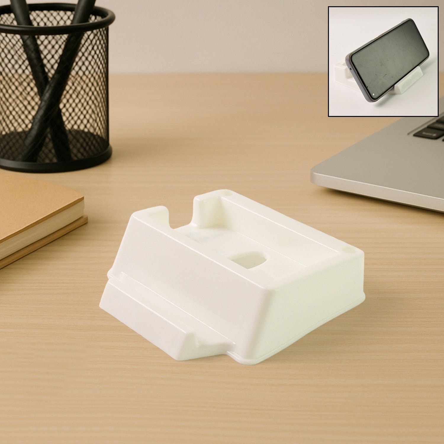 Plastic Mobile Phone Stand – Wall Mounted Organizer & Charger - Image 6