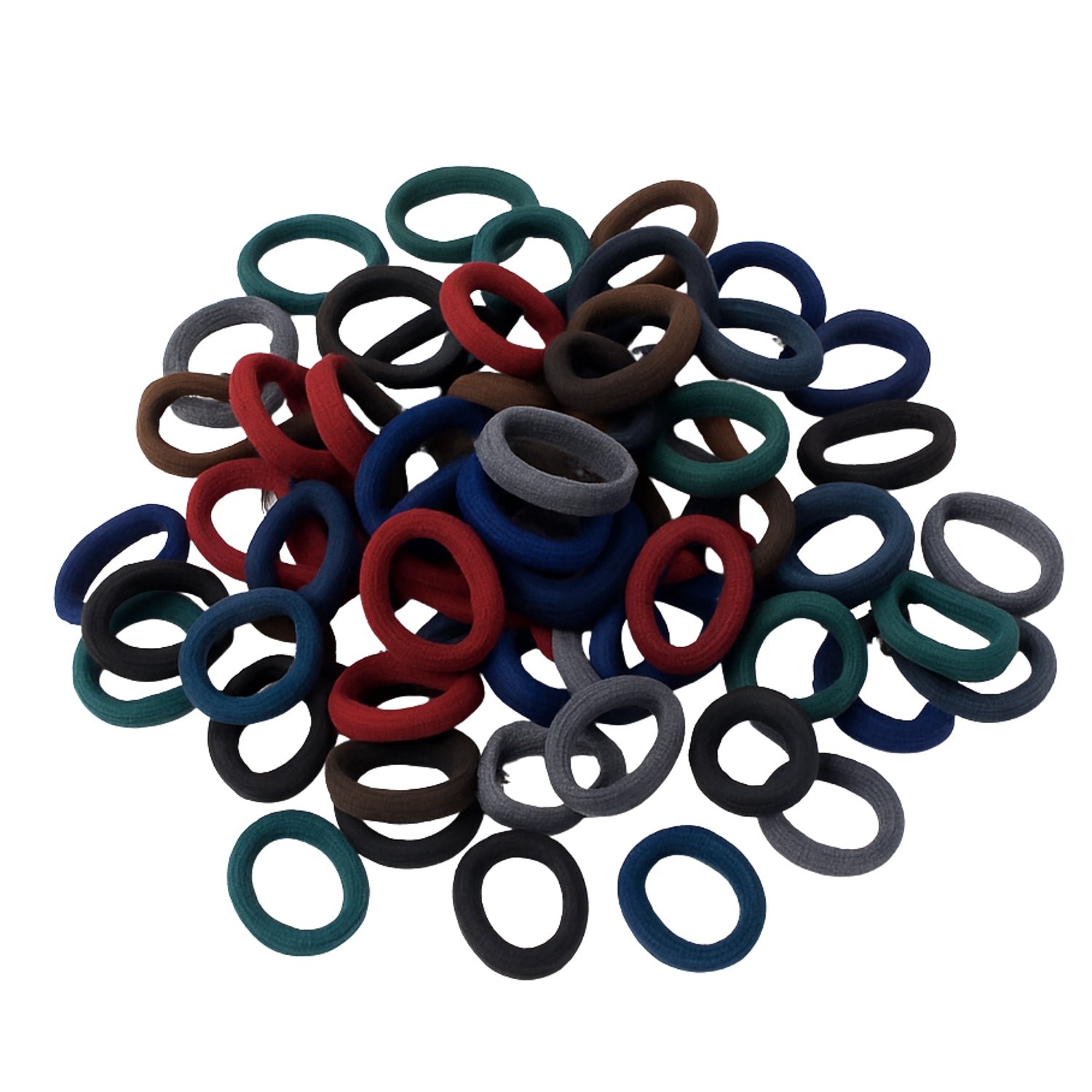 Small Hairbands - Multicolour Rubber Bands (Pack of 100) | Calm & Curl - Image 5