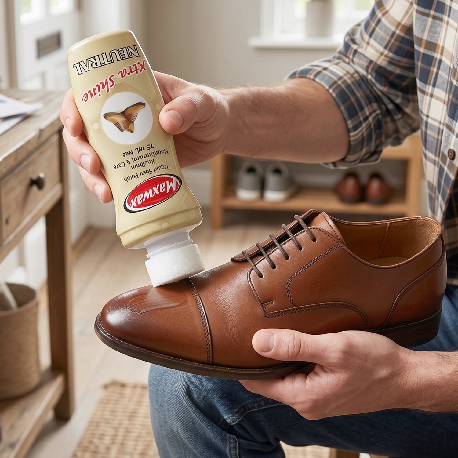 Neutral Liquid Shoe Polish – Instant Shine & Leather Care - Image 5