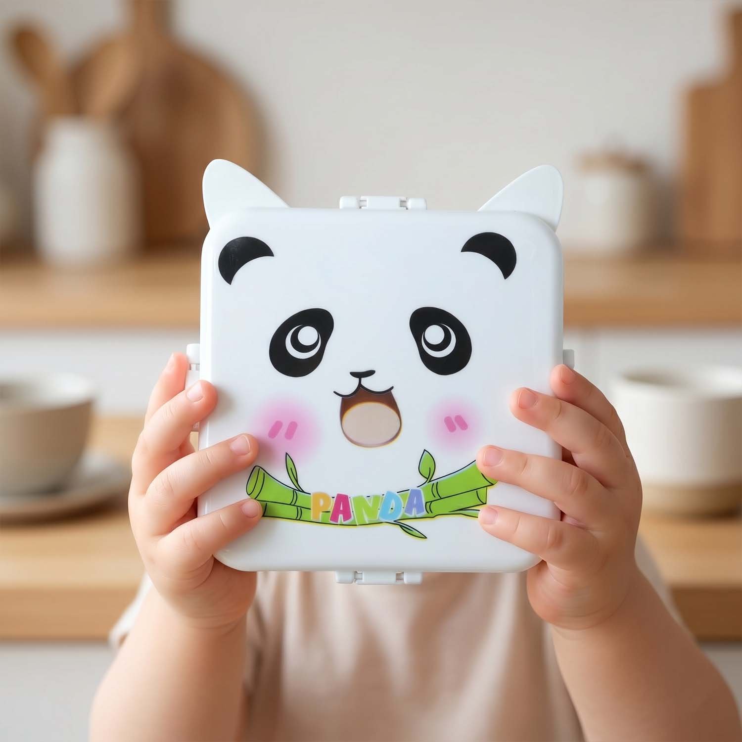 Kids Lunch Box with Compartments – Panda Design & Utensils for School & Travel - Image 5