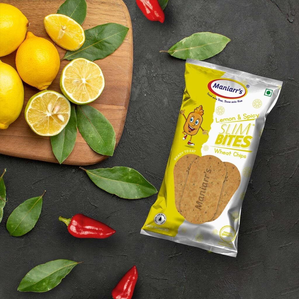 Lemon & Spicy Mini Slim Bites - Tangy Crunch | Maniarrs