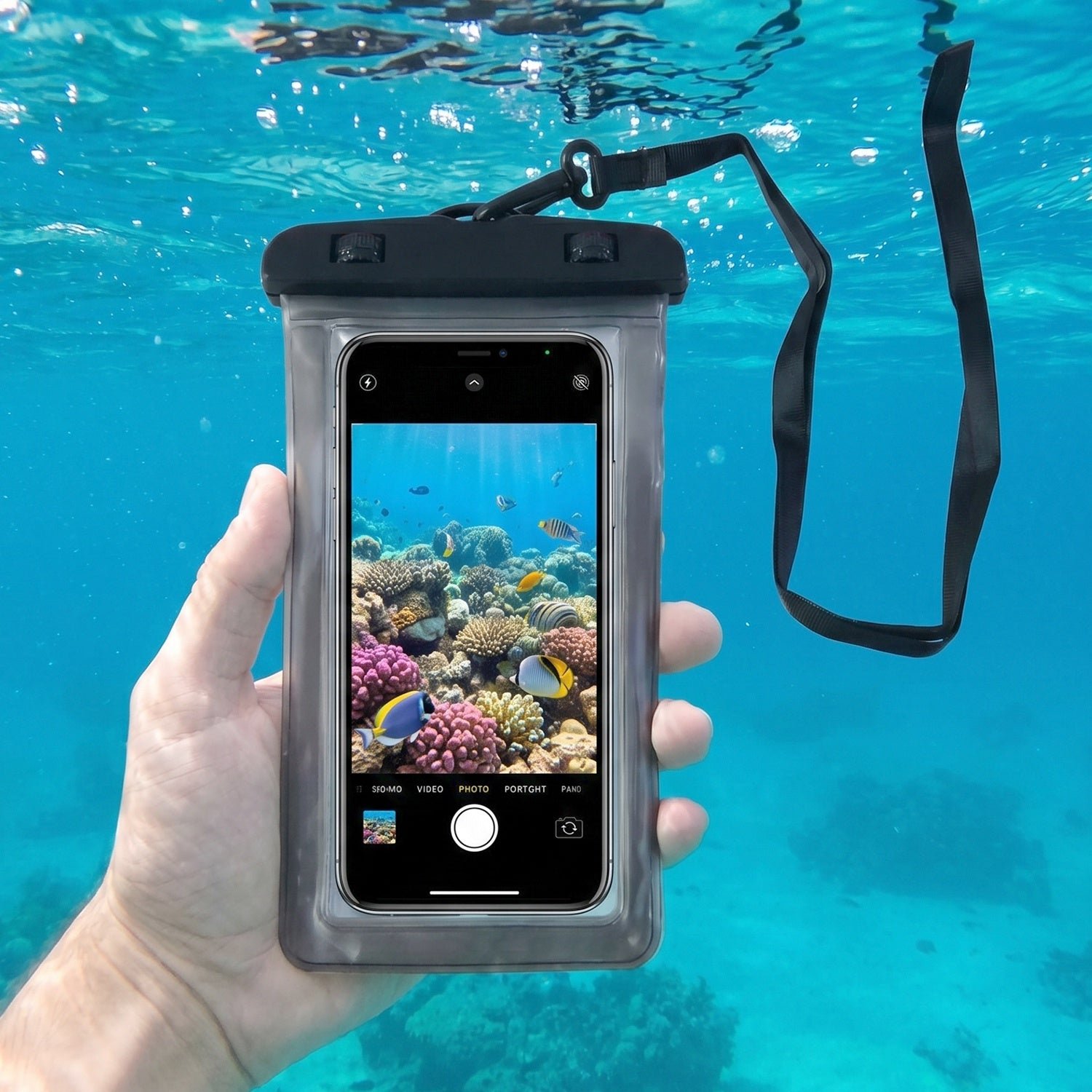 Waterproof Mobile Pouch – Secure, Clear Touchscreen Cover for Outdoors - Image 5
