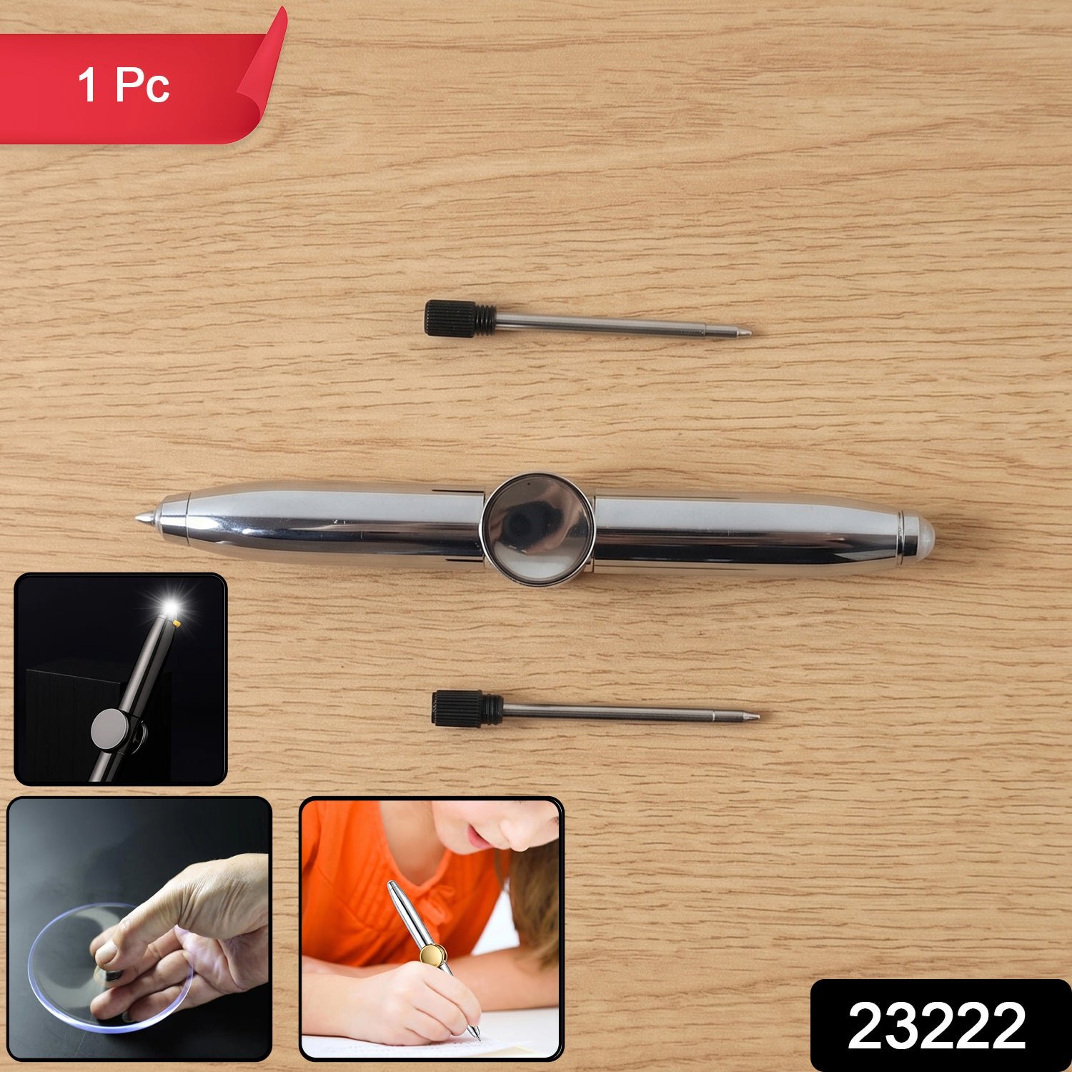 Multifunction Spinner Pen – Stress Relief & Writing with LED light - Image 2