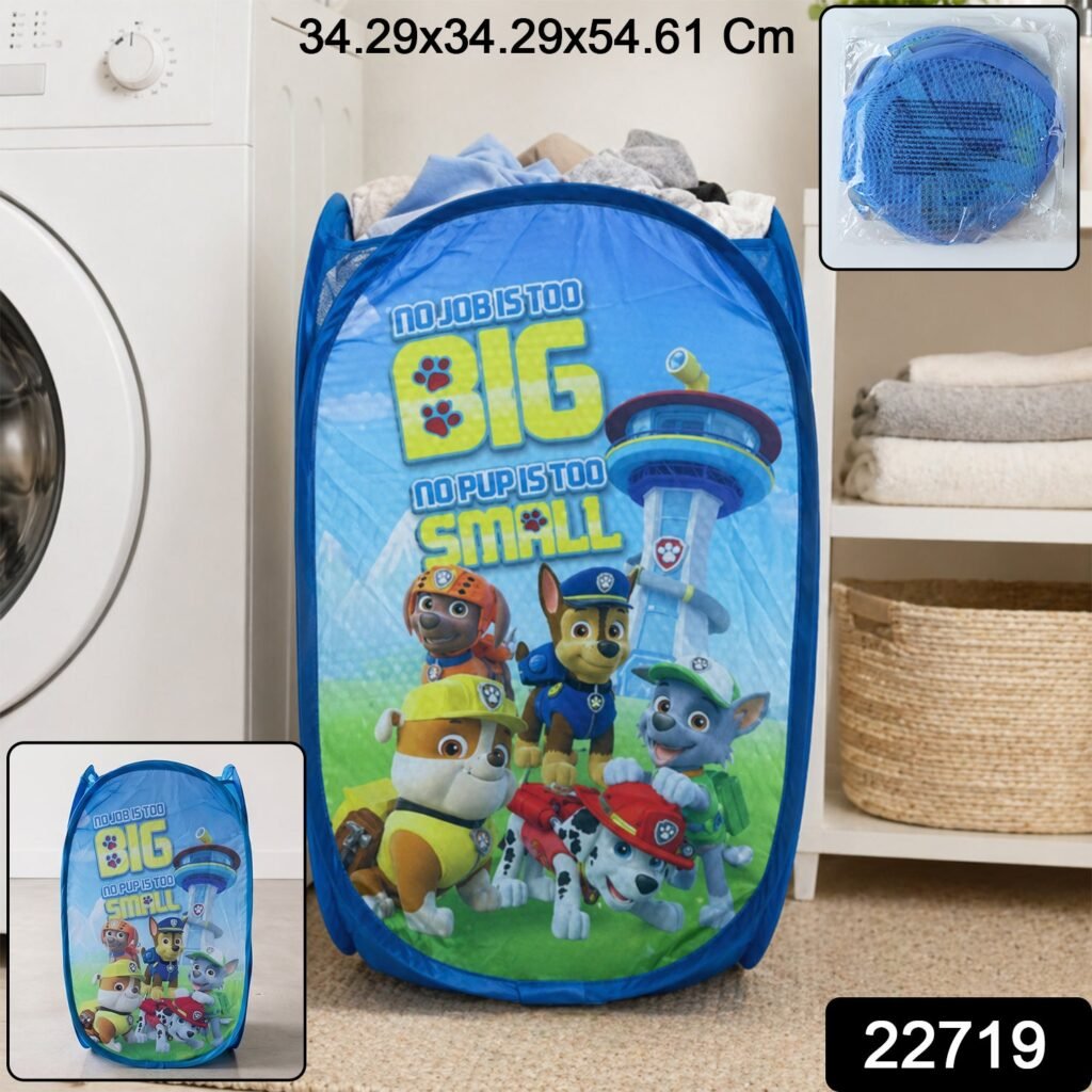 Foldable Mesh Laundry Basket – Portable Breathable Clothes Organizer