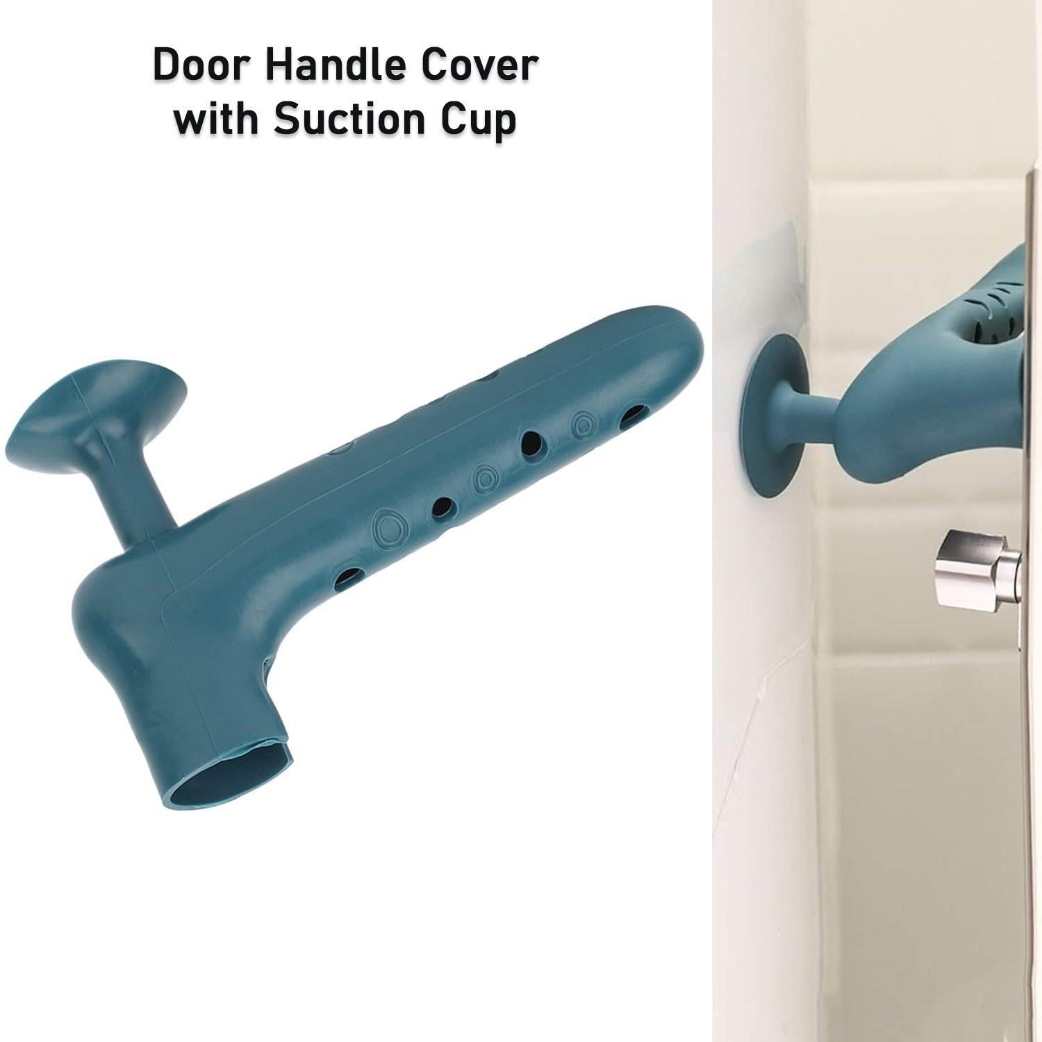 Silicone Door Handle Cover - Quiet & Anti-Static Protection | Safelix