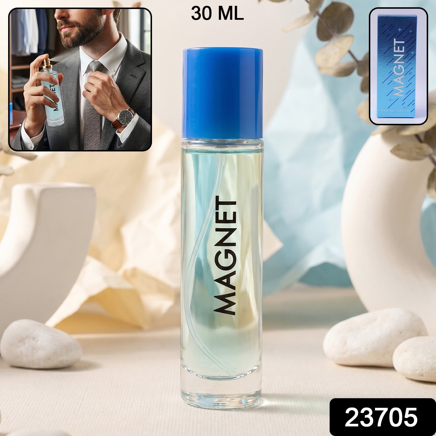 Men's Eau De Parfum – Long-Lasting Fresh Musk Fragrance - Image 2