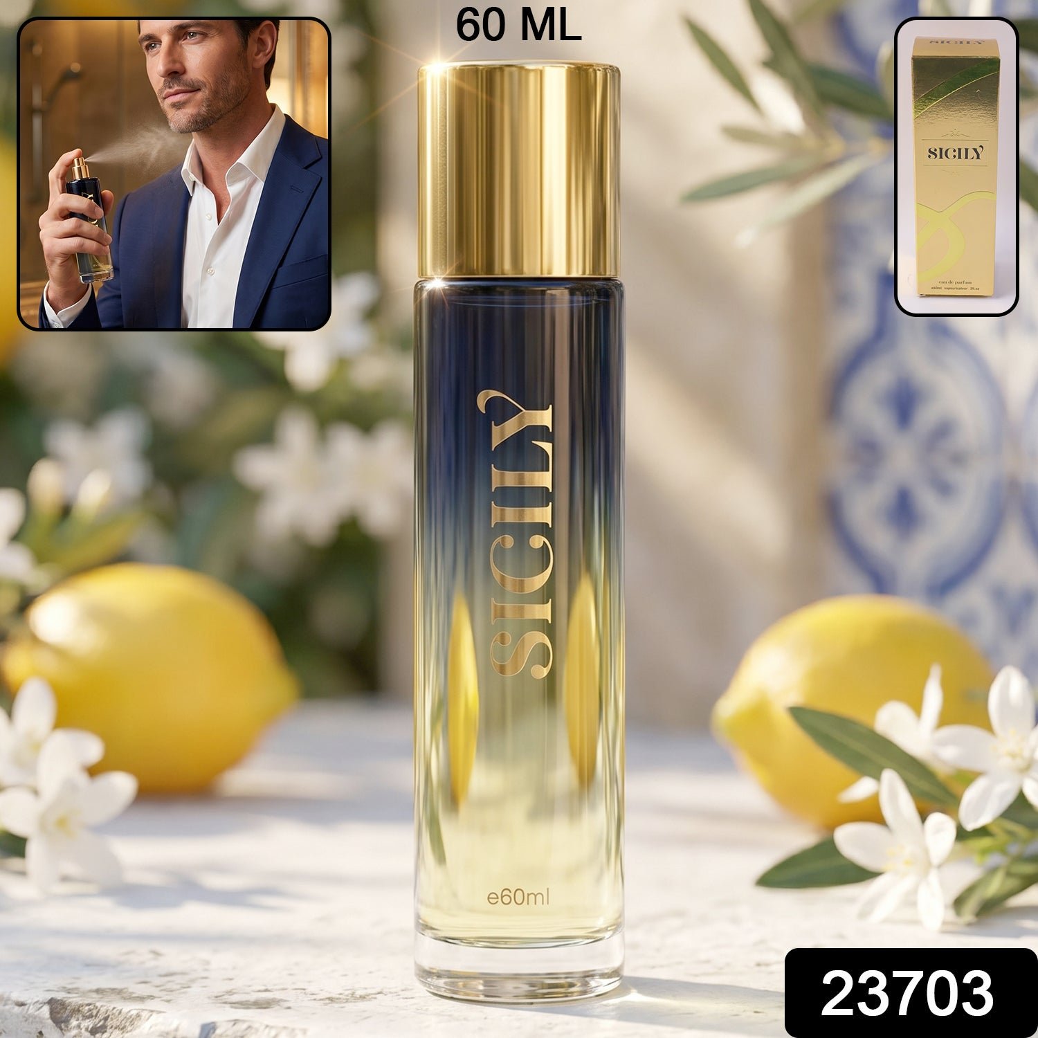 Men's Eau De Parfum – Long-Lasting Citrus Floral Scent - Image 2