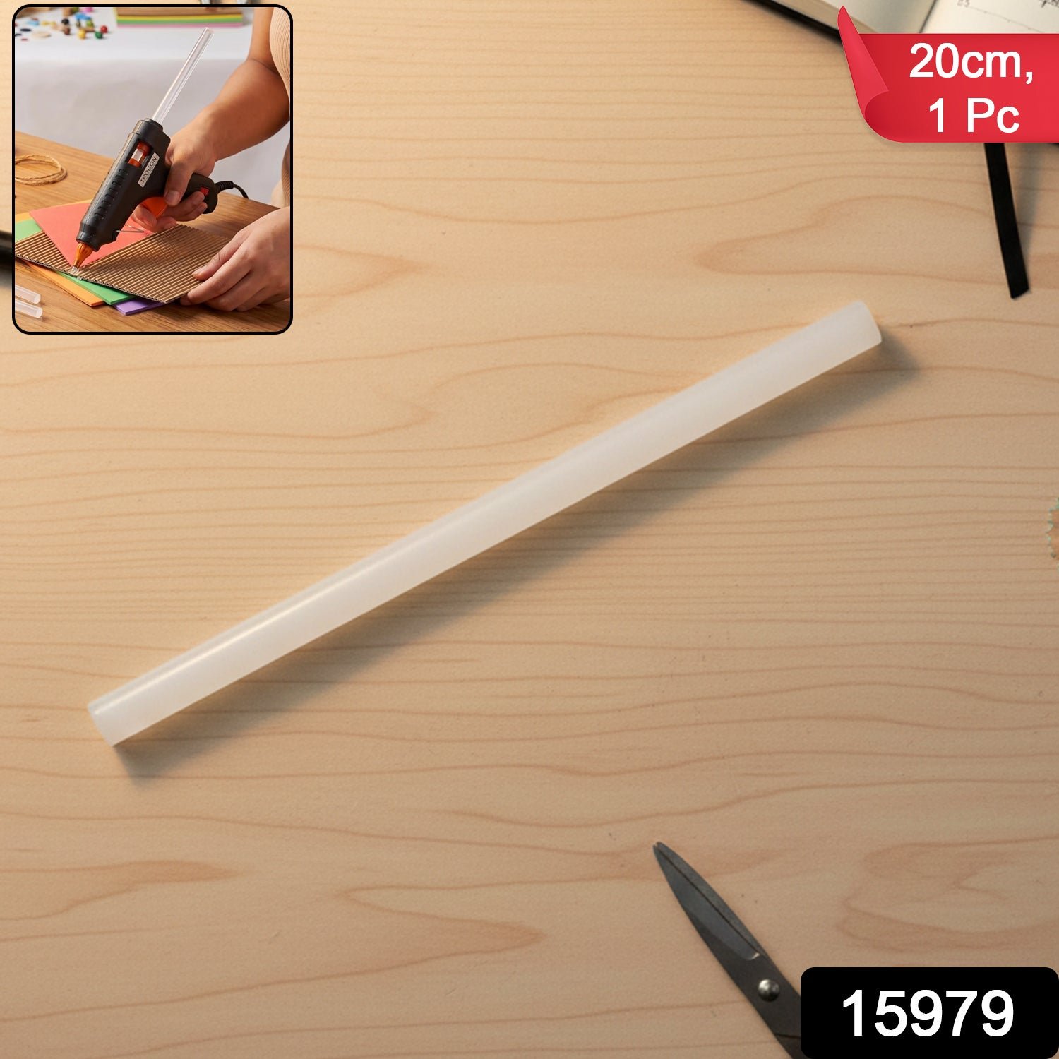 Hot Melt Glue Stick 20cm – Strong Transparent Adhesive - Image 2