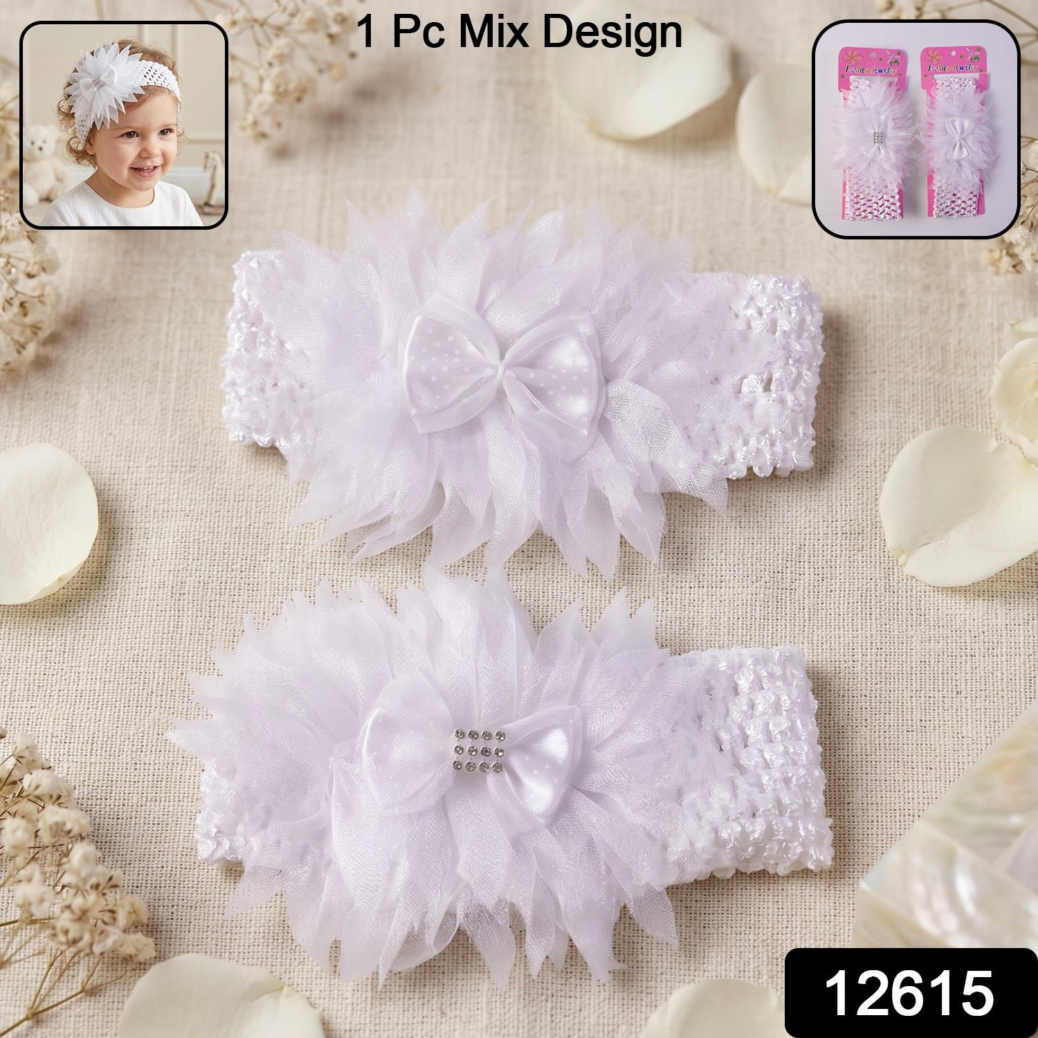 Elastic Soft Hair Headband – Comfortable & Stylish for Kids - Image 2