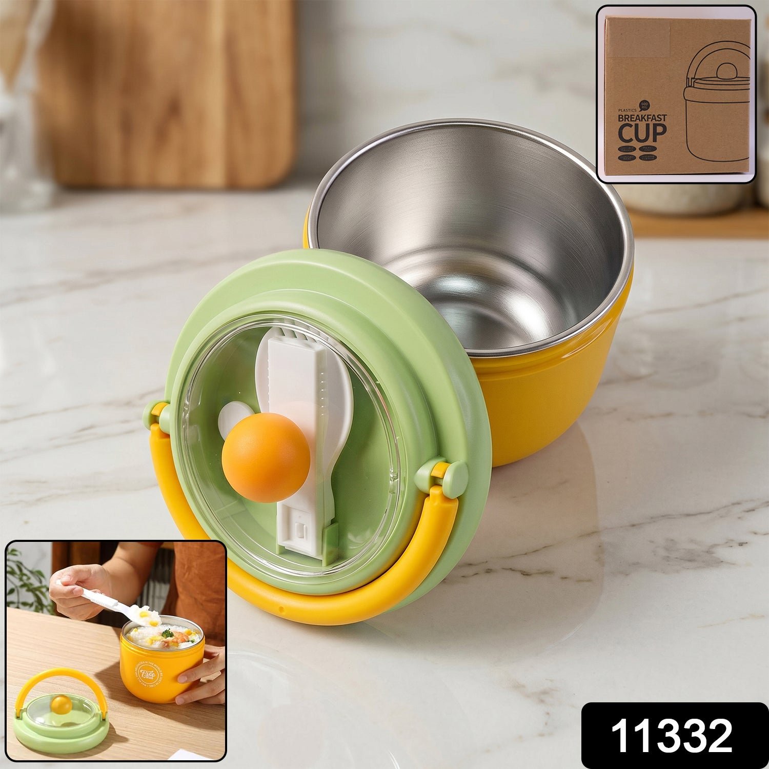 Leak-Proof Stainless Steel Lunch Box – Secure & Durable Design - Image 2