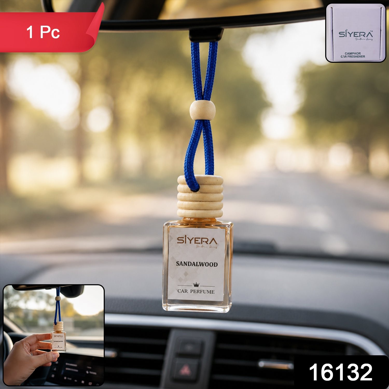 Sandalwood Car Perfume – Long-Lasting Woody Fragrance for Vehicles - Image 2