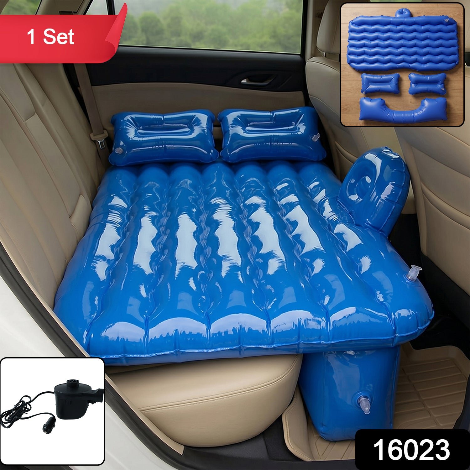 Portable Inflatable Car Air Mattress Bed – Comfortable Travel Rest - Image 2