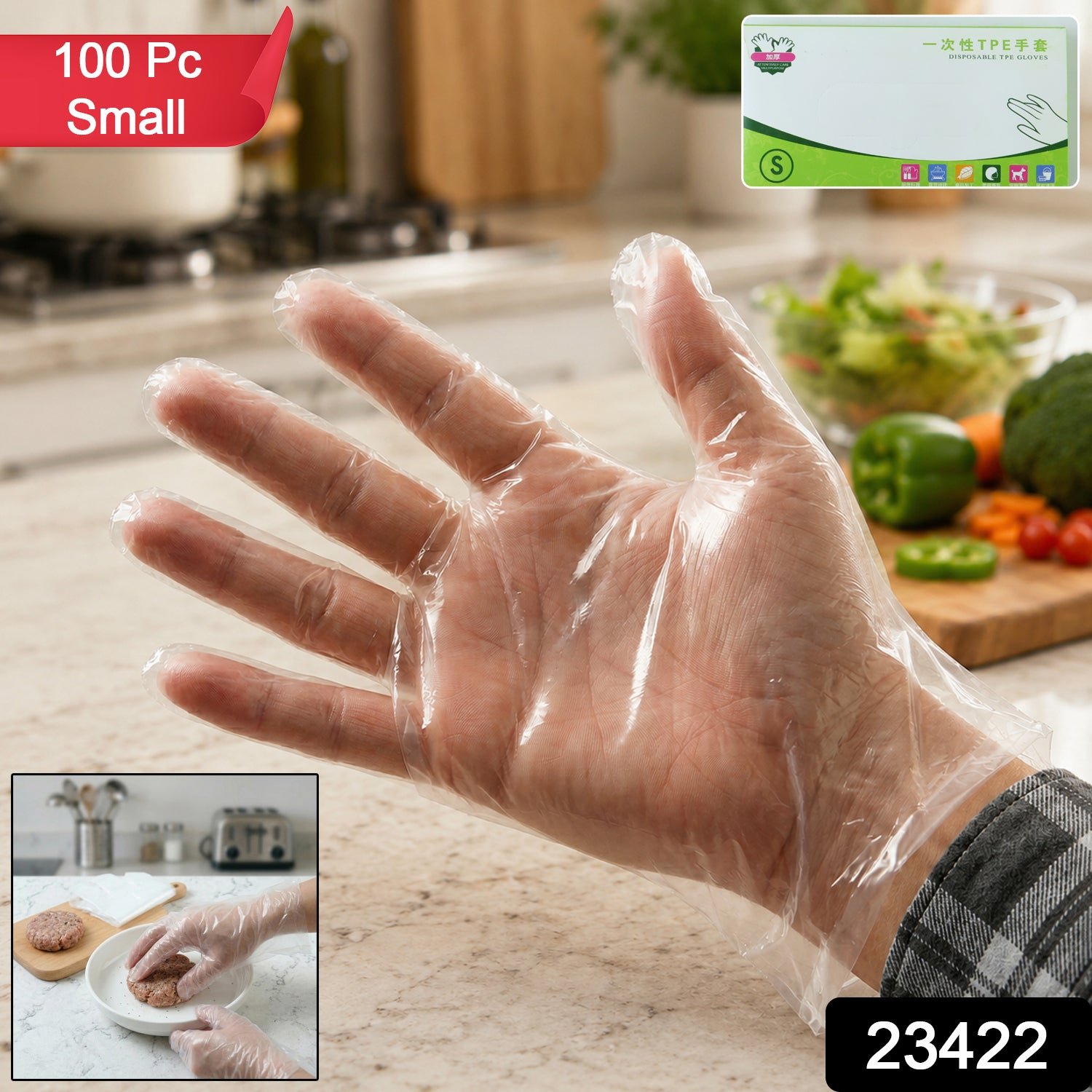 Disposable Plastic Gloves – Hygienic & Practical for Home & Commercial Use - Image 2