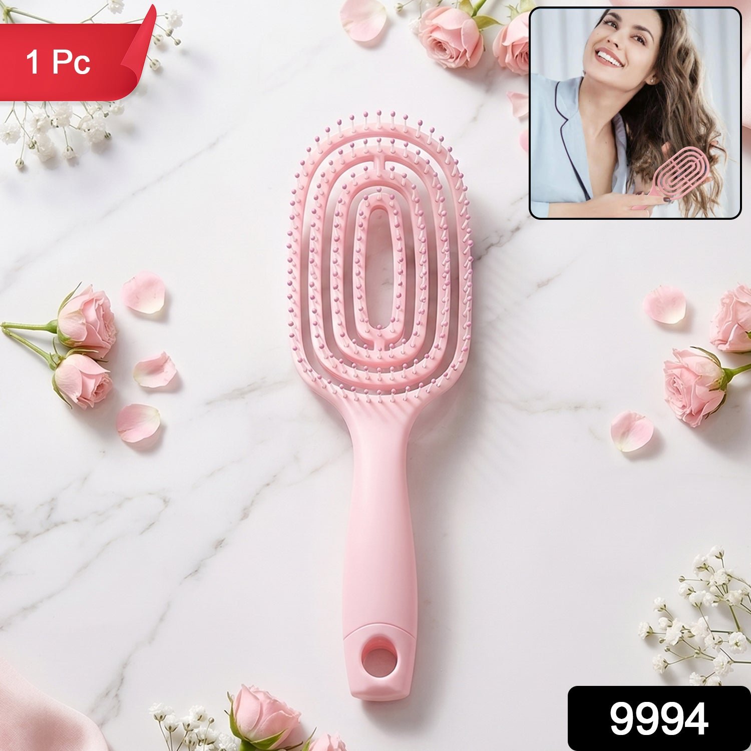 Detangling Hair Brush – Faster Drying & Gentle Scalp Massage - Image 2
