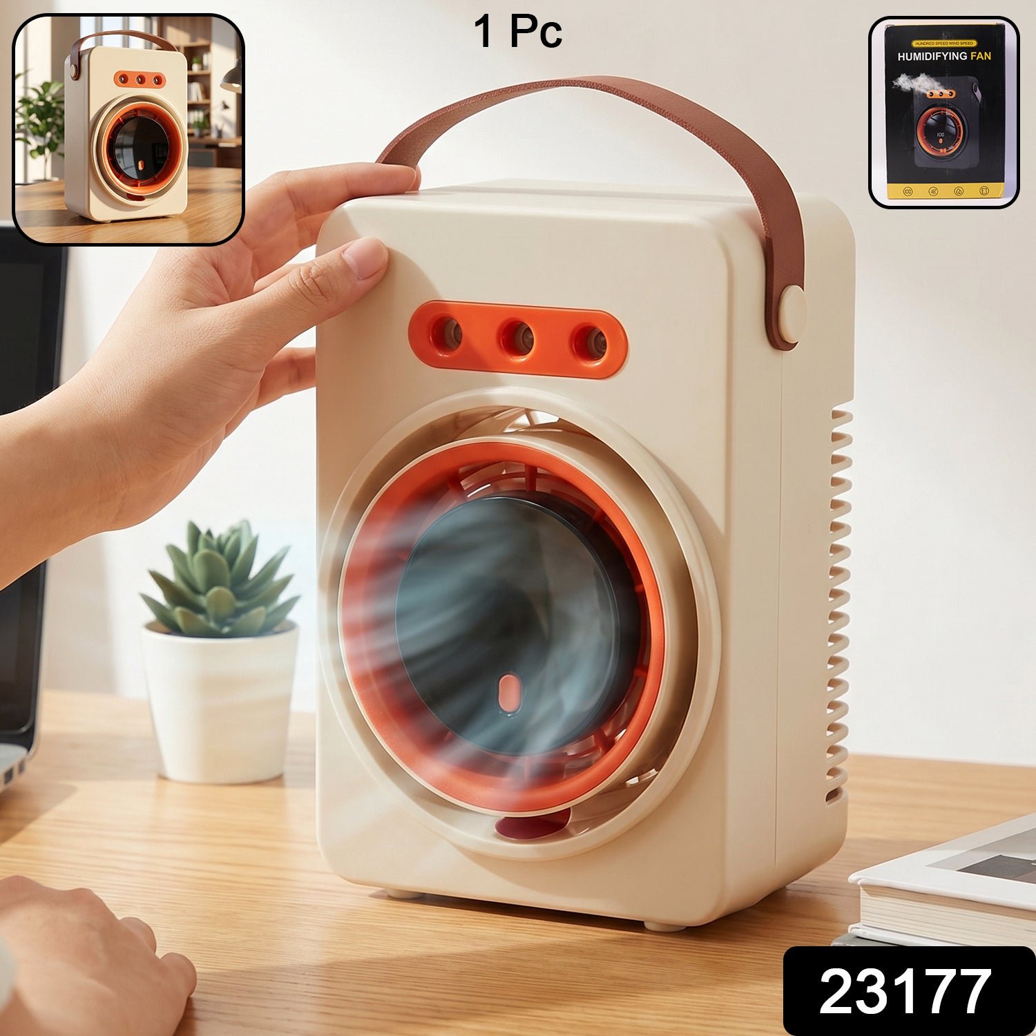 Portable Humidifying Air Cooling Fan – Compact & Multi-Functional - Image 2
