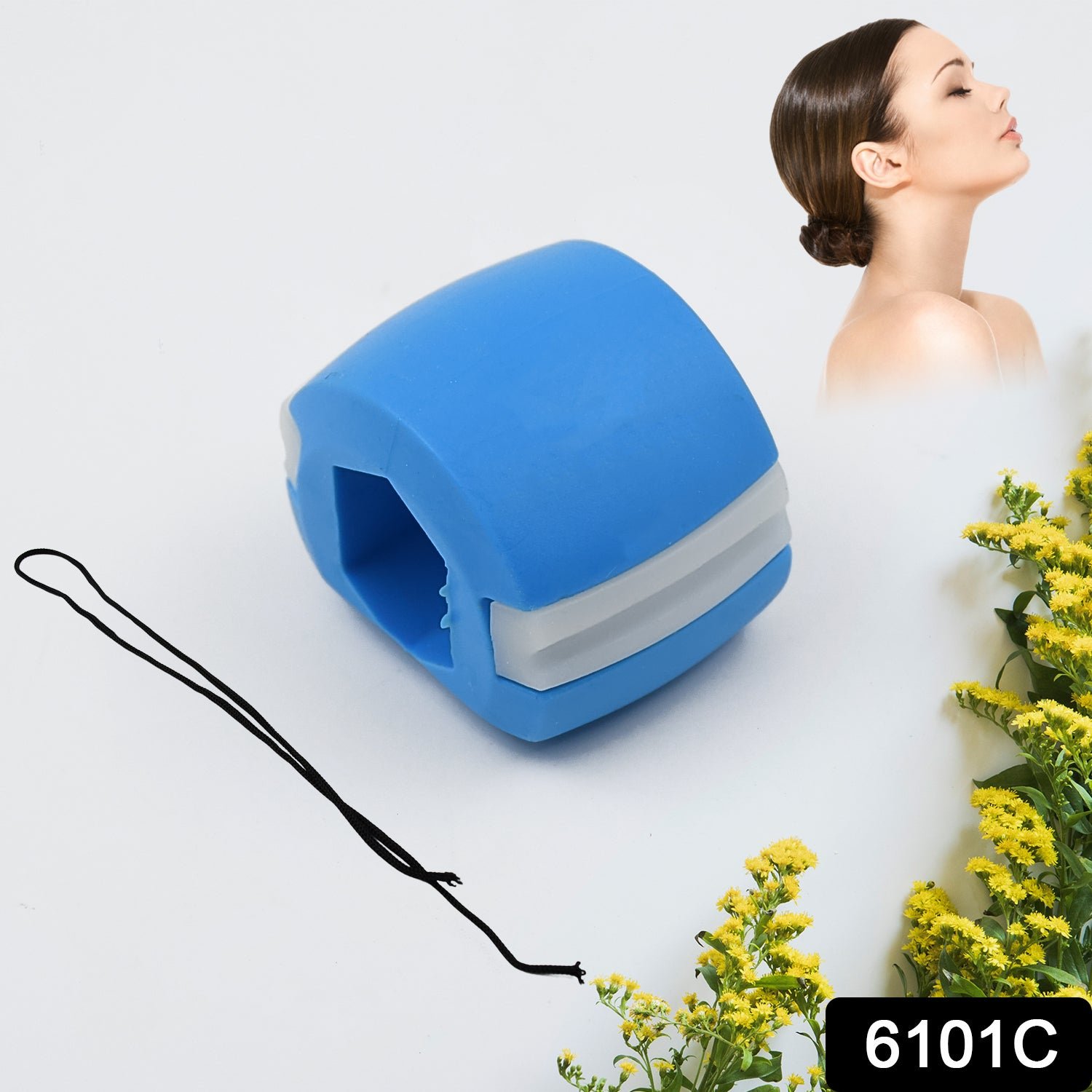 Jawline Exerciser – Blue Facial Sculpting Tool | FitFuzion - Image 4