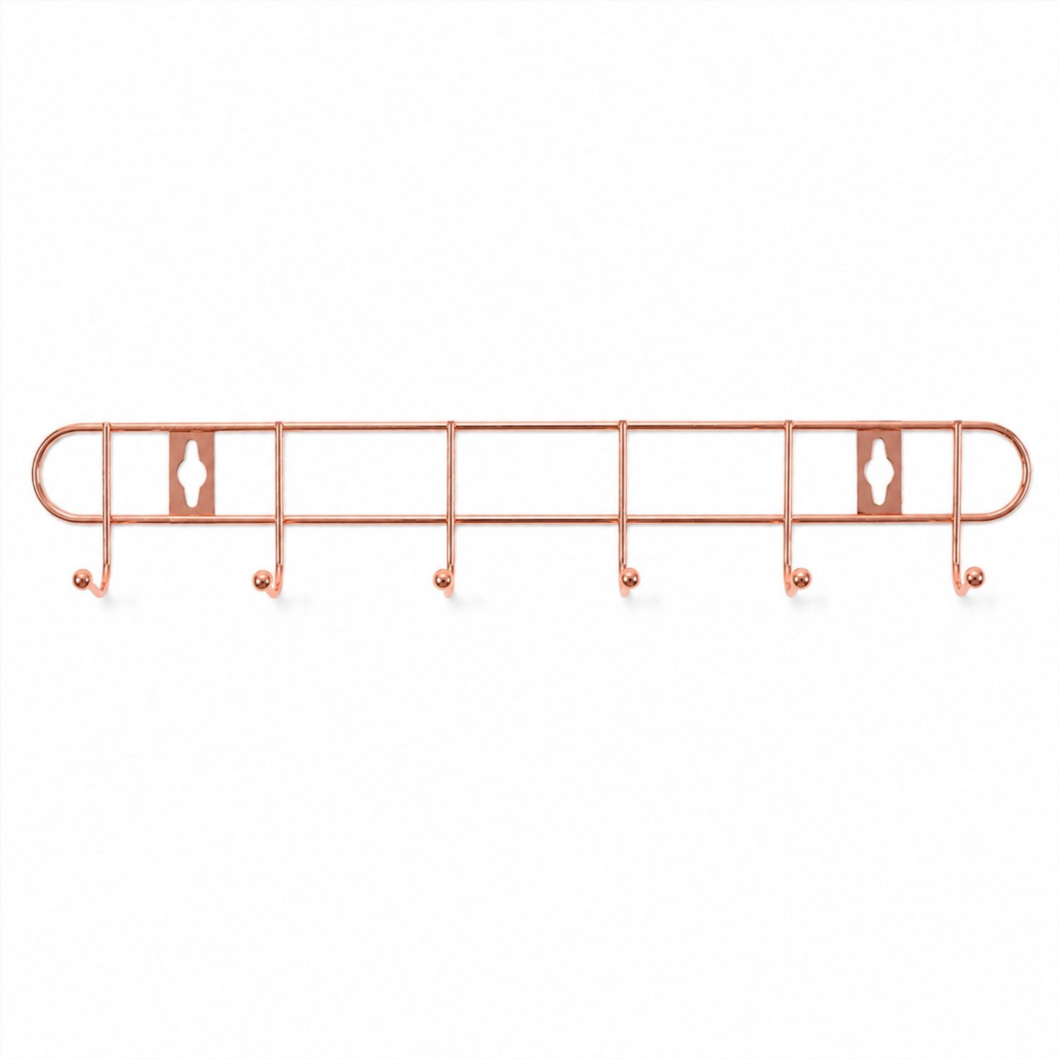 Wall Mounted Hook Rack – Space Saving & Stylish Rose Gold Finish - Image 5