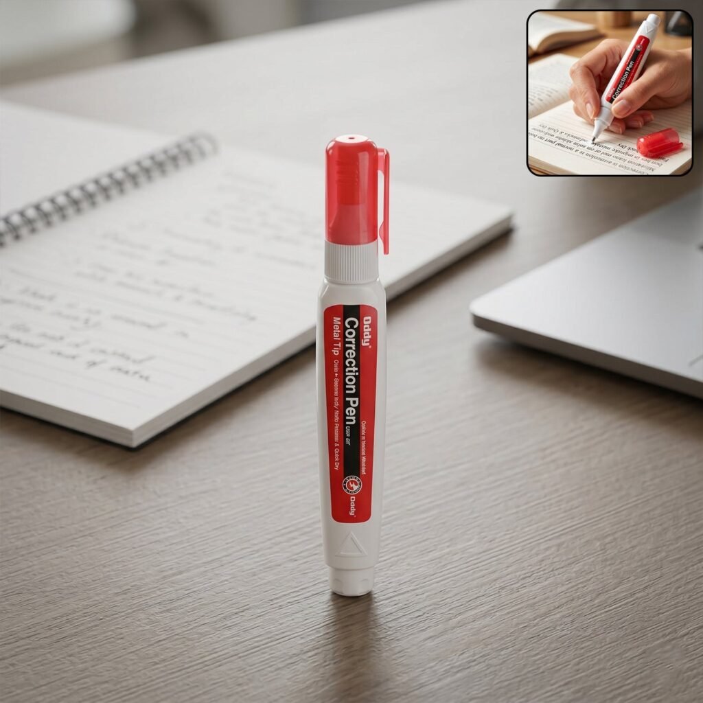 Correction Pen – Precise, Quick-Dry & Mess-Free for Clear Writing