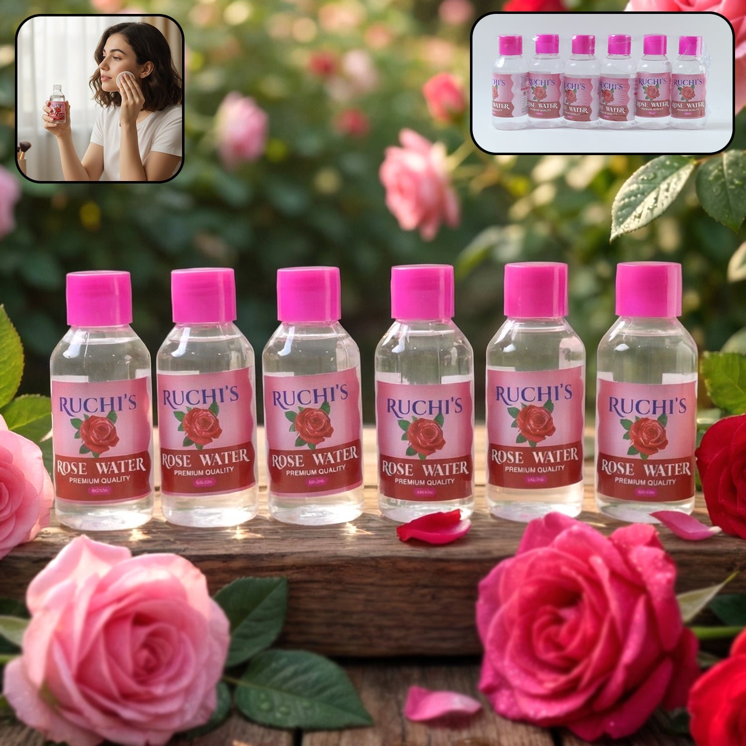 Rose Water Face Cleanser – Hydrating & Refreshing for All Skin Types