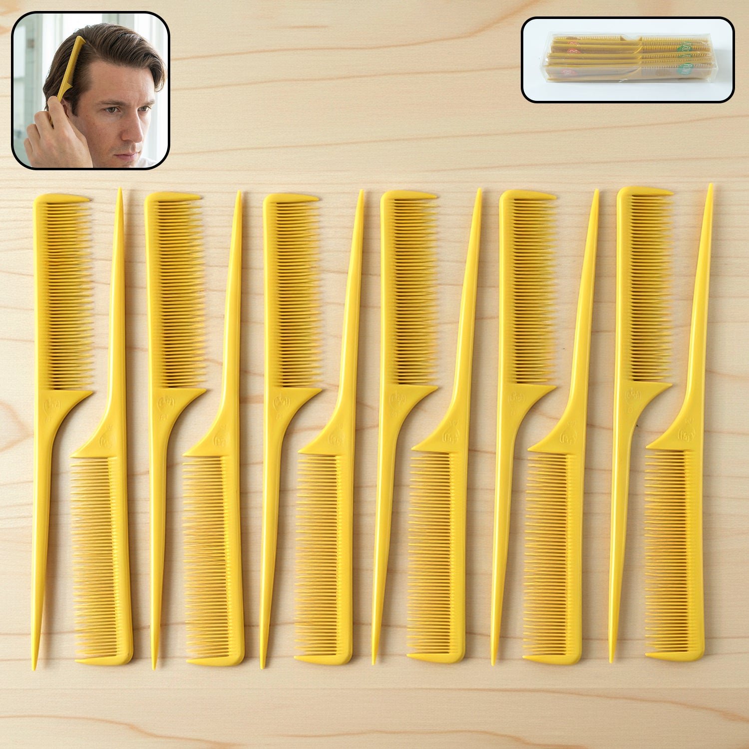 Hair Styling Tail Comb Set – Precise Sectioning & Grooming