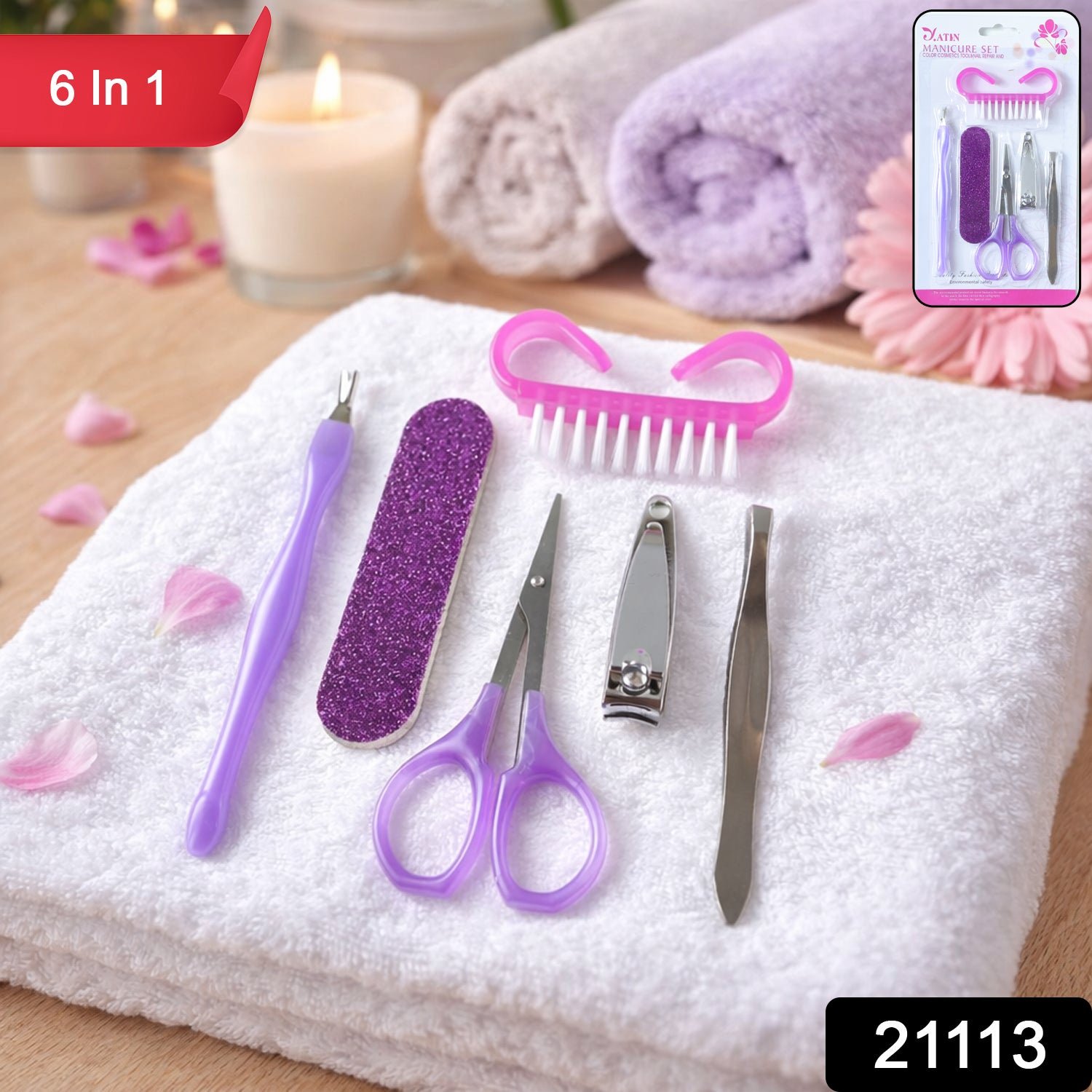 6 In 1 Nail Care Kit – Complete Grooming & Travel Set - Image 2