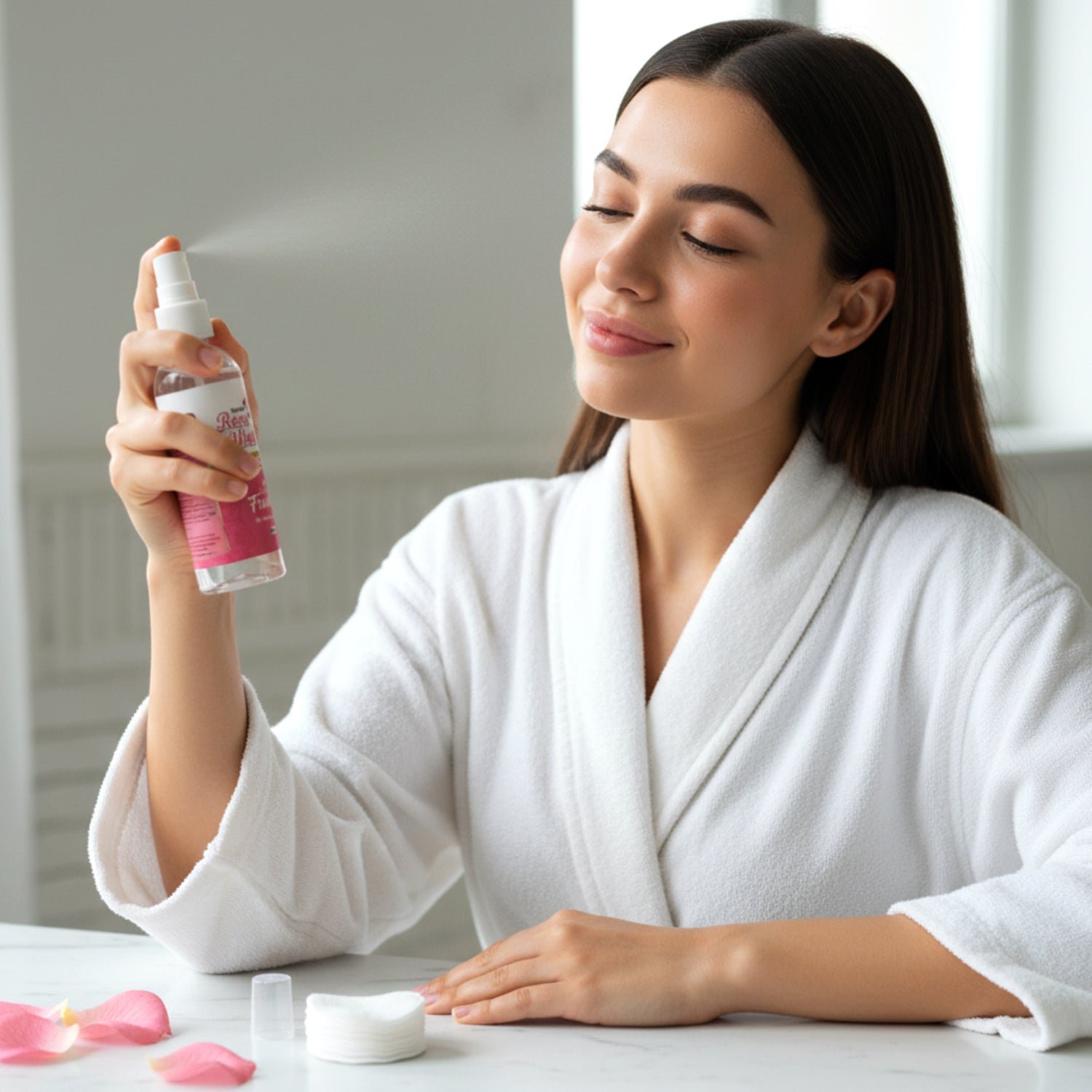 Rose Water Face Spray Set – Hydrating & Refreshing Skincare - Image 3