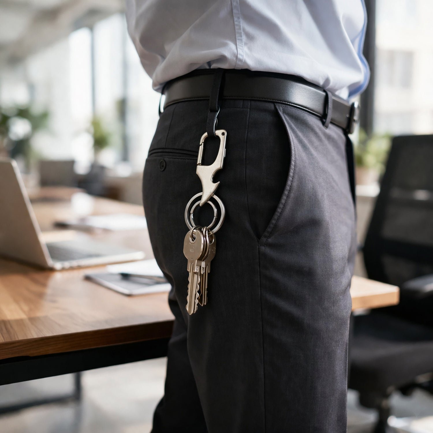 Heavy Duty Keychain – Secure Dual Ring Organizer for Keys - Image 3