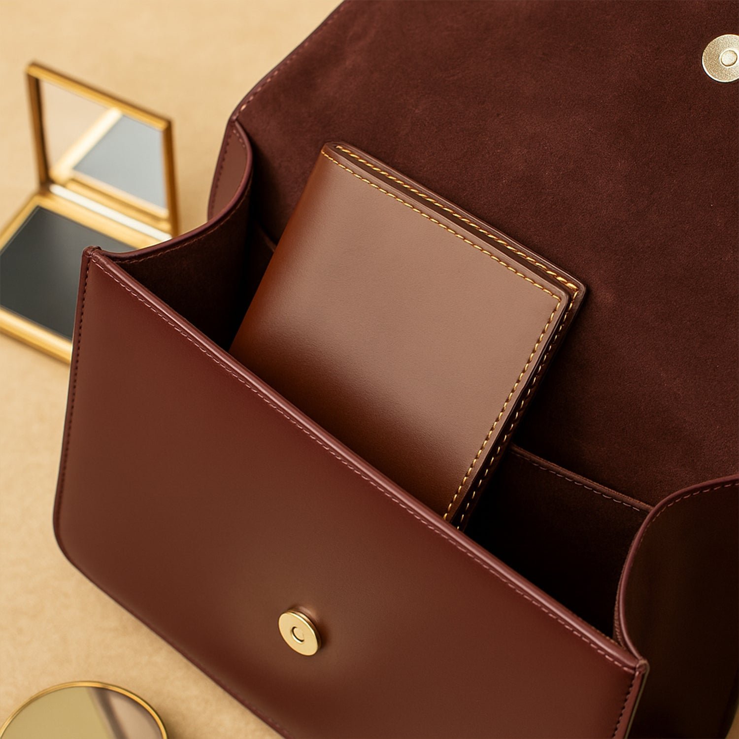 PU Leather Card Holder – Slim, Multipurpose Travel Wallet - Image 3