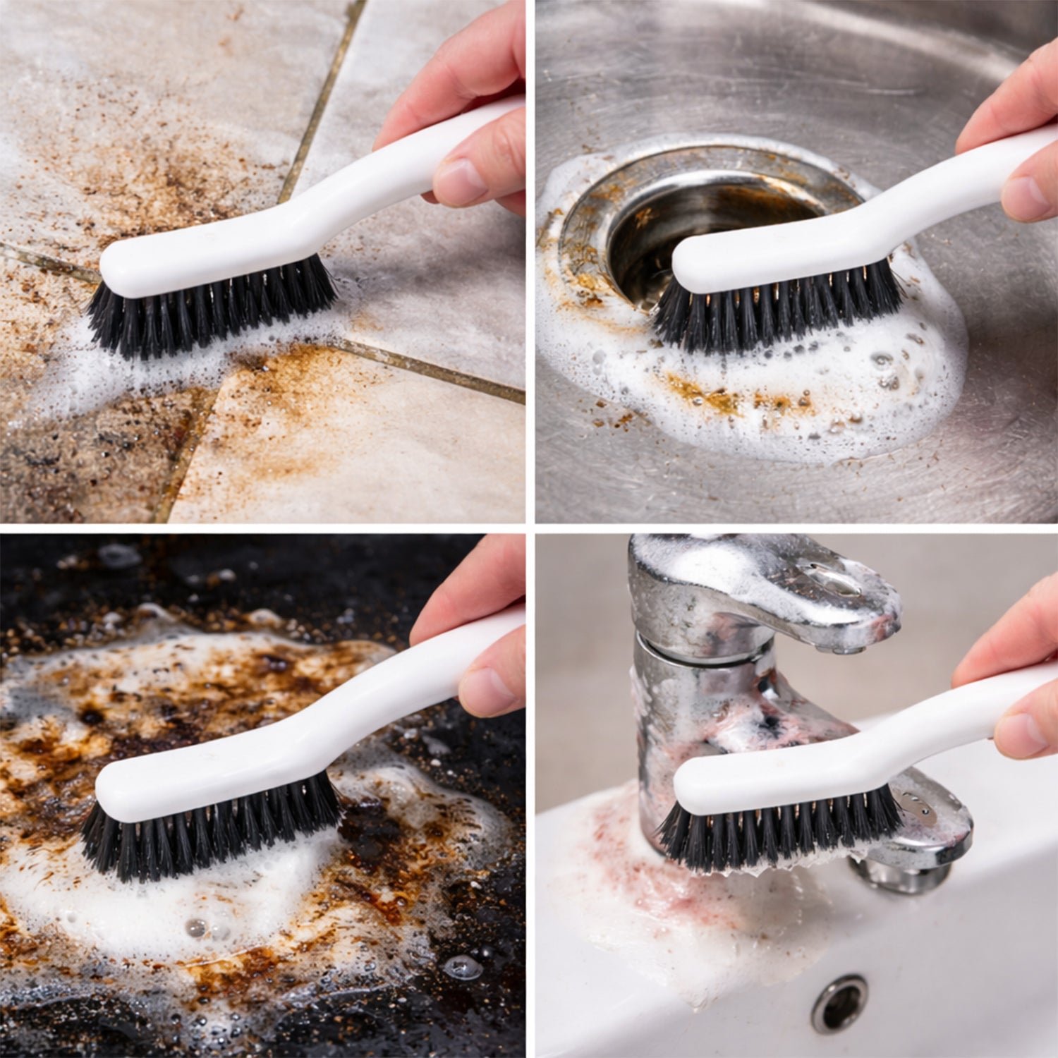 2-in-1 Multipurpose Cleaning Brush – Ergonomic Handle for Easy Cleaning - Image 5