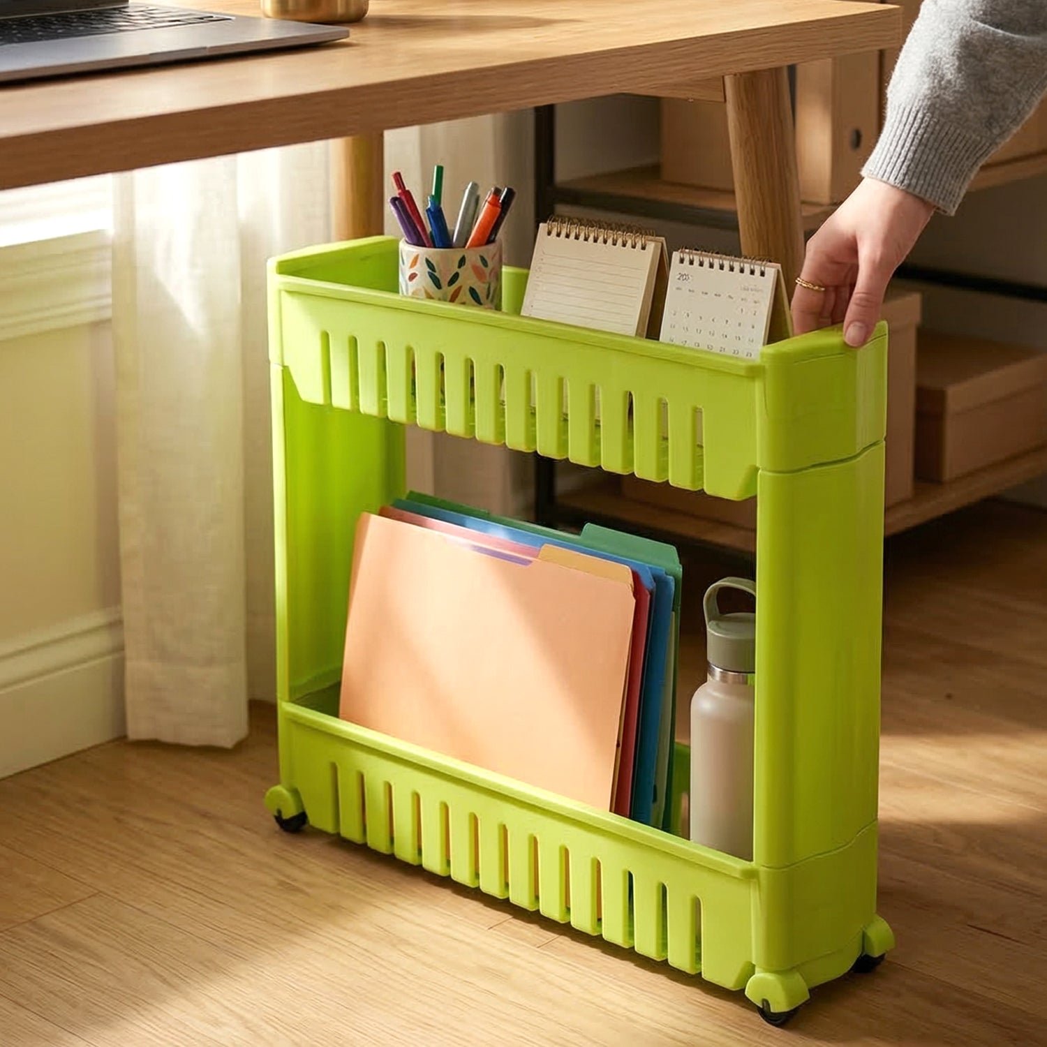 Slim Storage Rack – Space-Saving Multipurpose Organizer for Narrow Spaces - Image 5