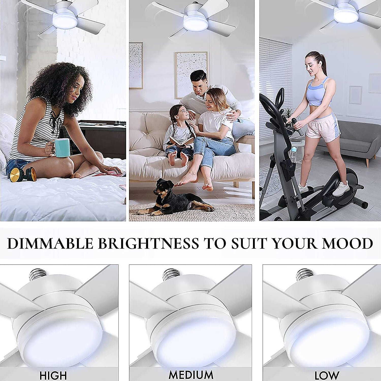 Ceiling Fan & LED Light – Space-Saving Cooling & Bright Illumination - Image 6