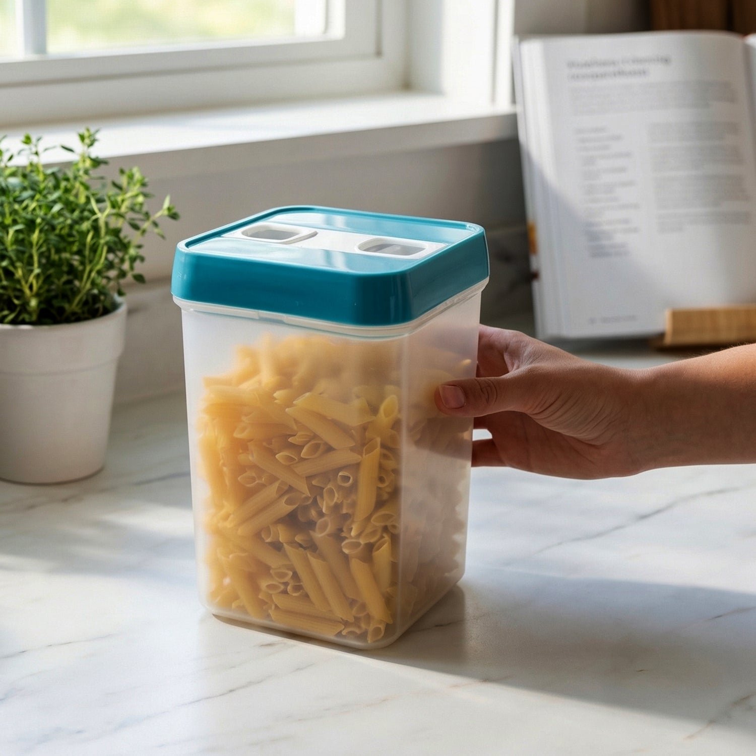 Plastic Food Storage Container – Keeps Dry Foods Fresh & Organized - Image 3