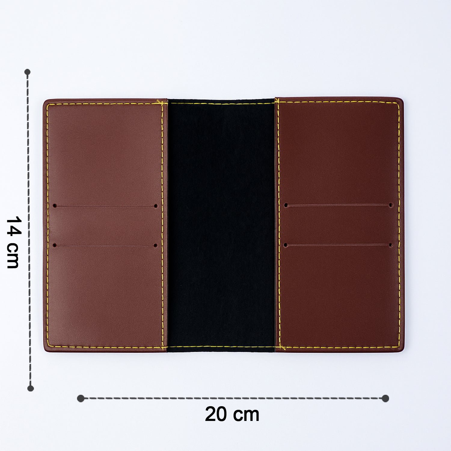 PU Leather Card Holder – Slim, Multipurpose Travel Wallet - Image 4