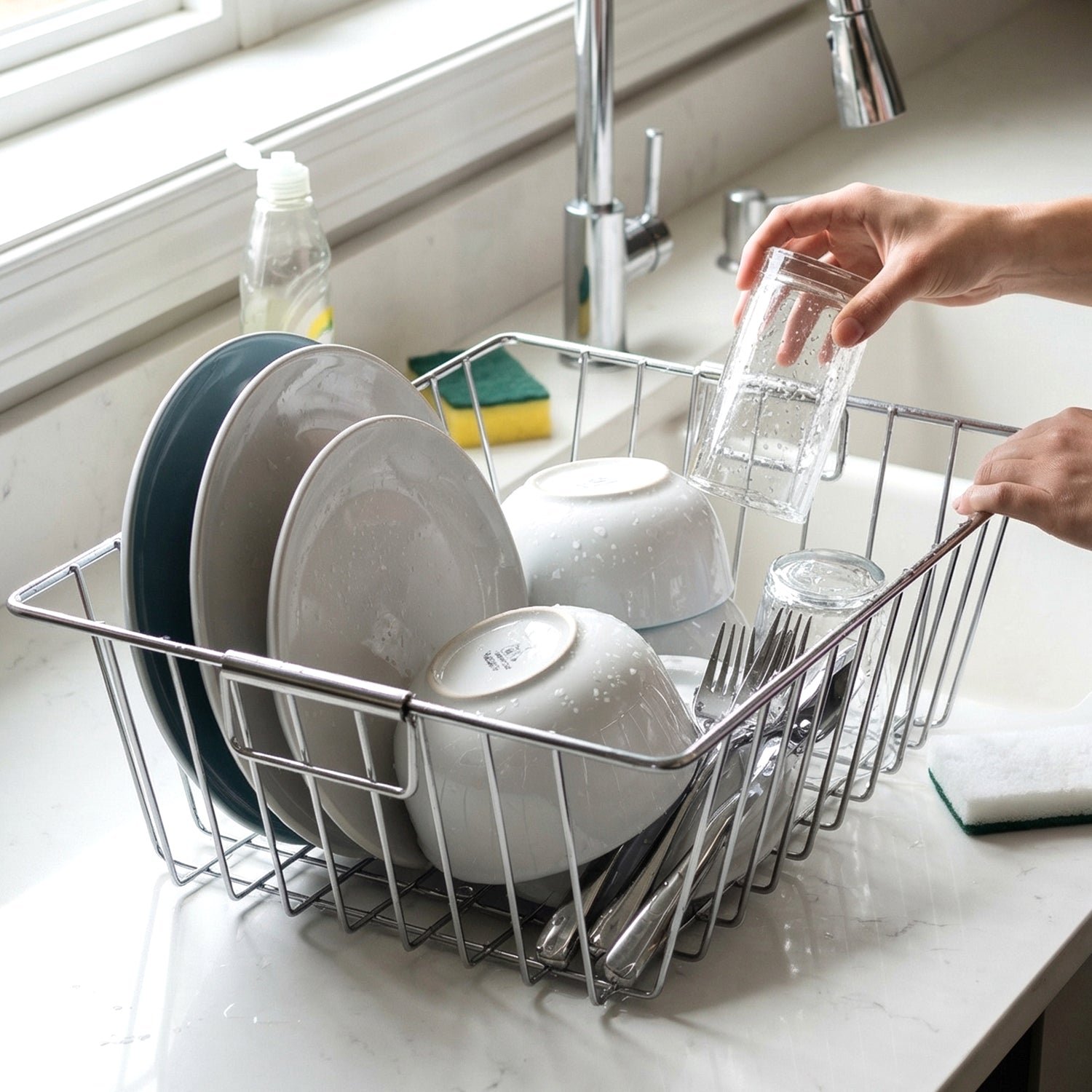Stainless Steel Kitchen Sink Basket – Multi-Functional & Durable - Image 5