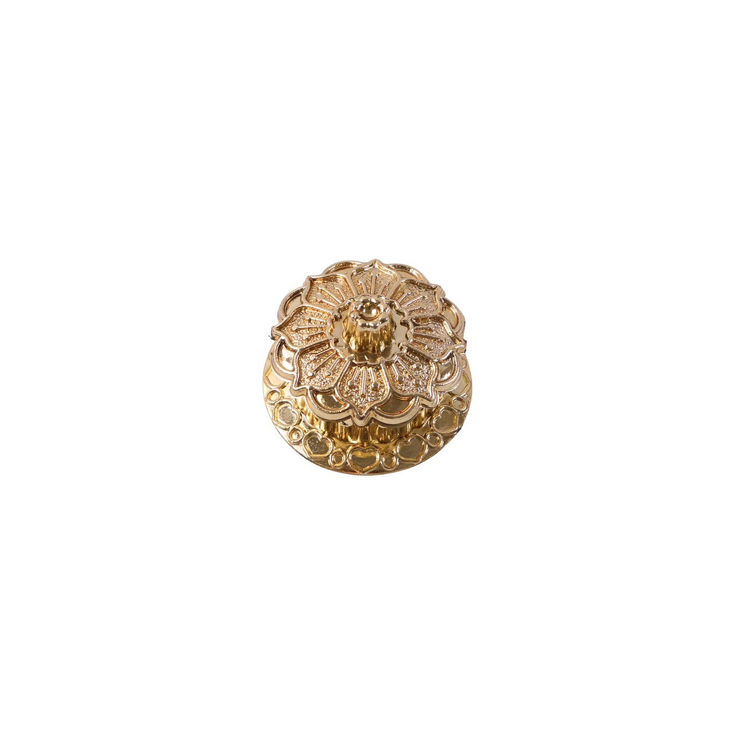 Golden Pooja Kankavati – Elegant Religious Storage Container - Image 4