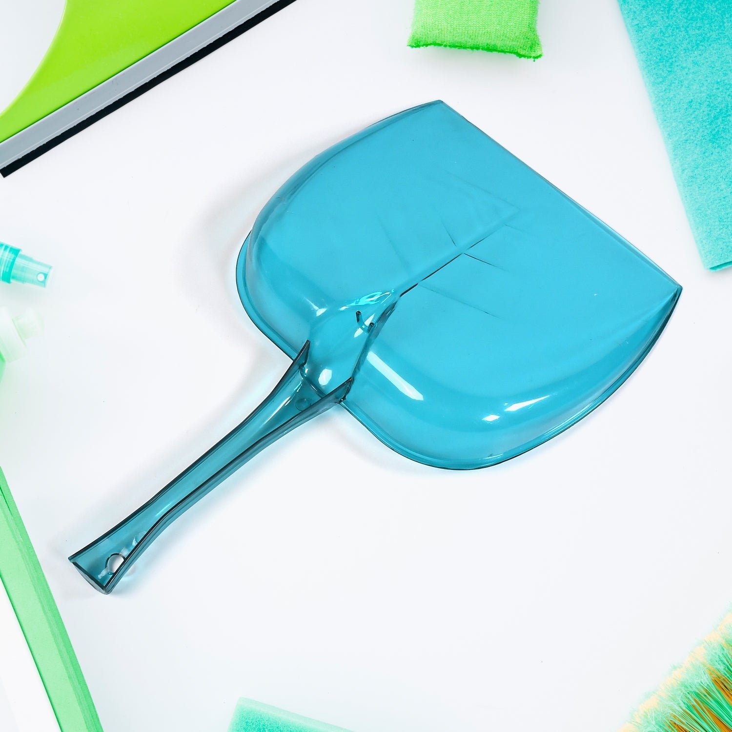 Unbreakable Plastic Dustpan – Large Size with Long Handle for Home Cleaning - Image 2