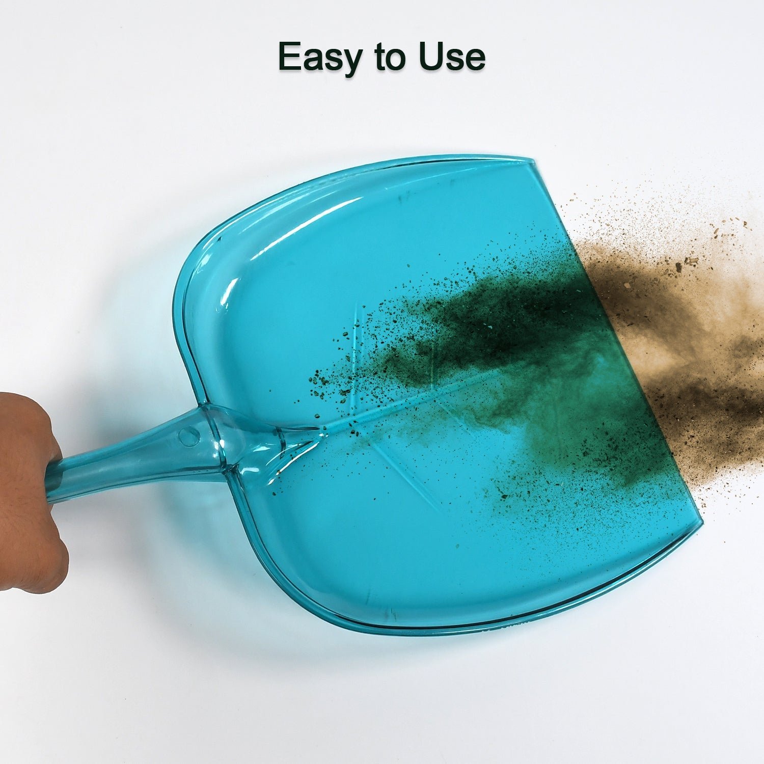 Unbreakable Plastic Dustpan – Large Size with Long Handle for Home Cleaning - Image 4