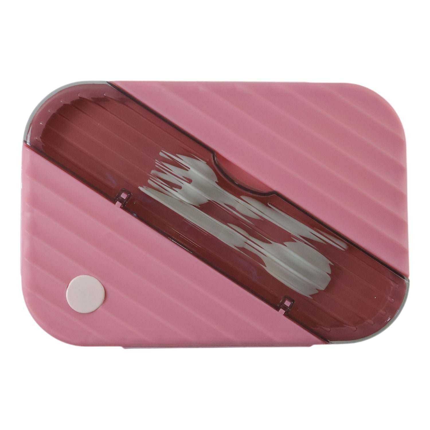 Plastic 3 Compartment Lunch Box for Kids, Organized & Portable - Image 4