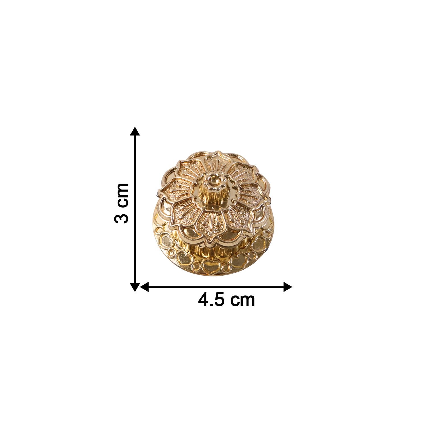 Golden Pooja Kankavati – Elegant Religious Storage Container - Image 6