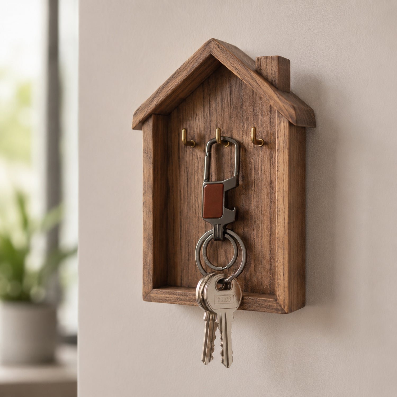 Metal Key Holder – Secure with Safety Lock and Compact Design - Image 3