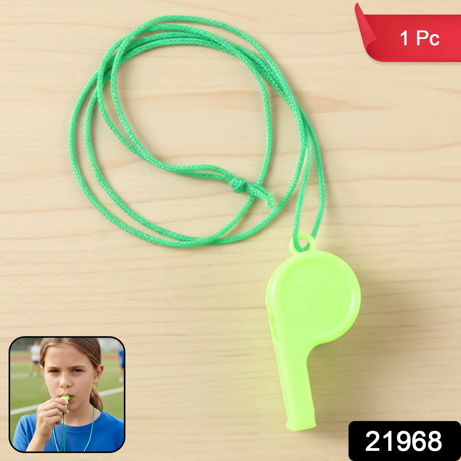 Plastic Sports Whistle – Loud and Durable Safety Signal - Image 2