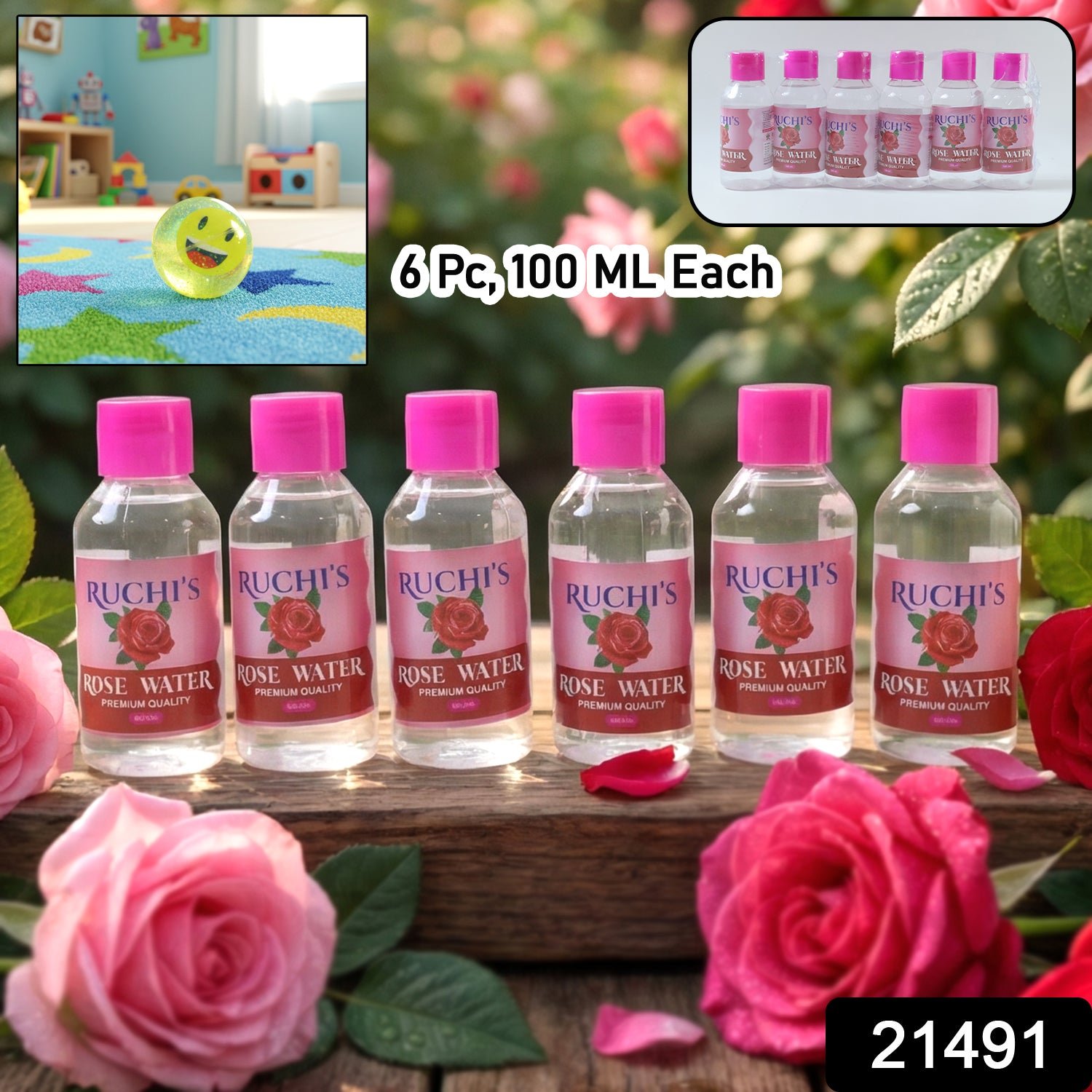 Rose Water Face Cleanser – Hydrating & Refreshing for All Skin Types - Image 2