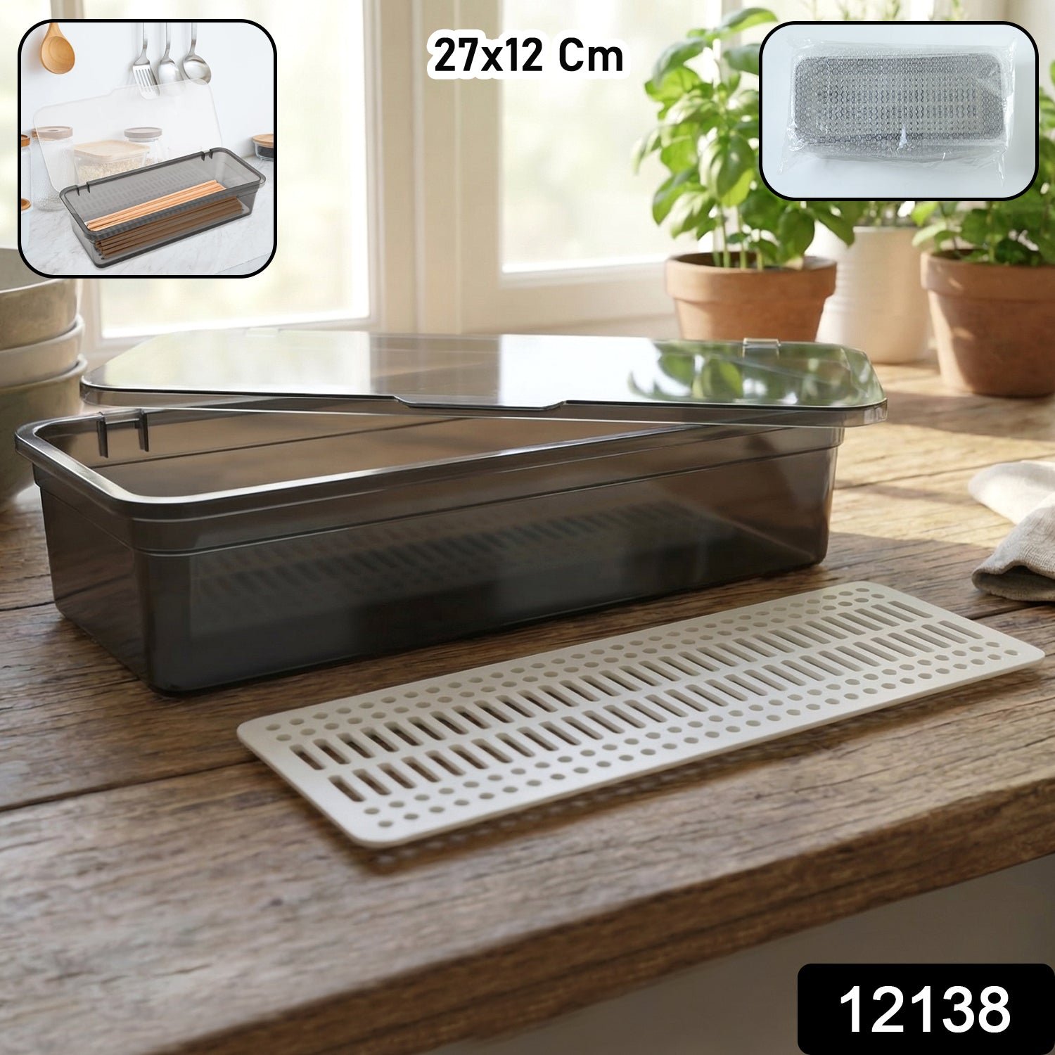 Kitchen Sink Organizer Tray – Compact & Easy to Clean - Image 2